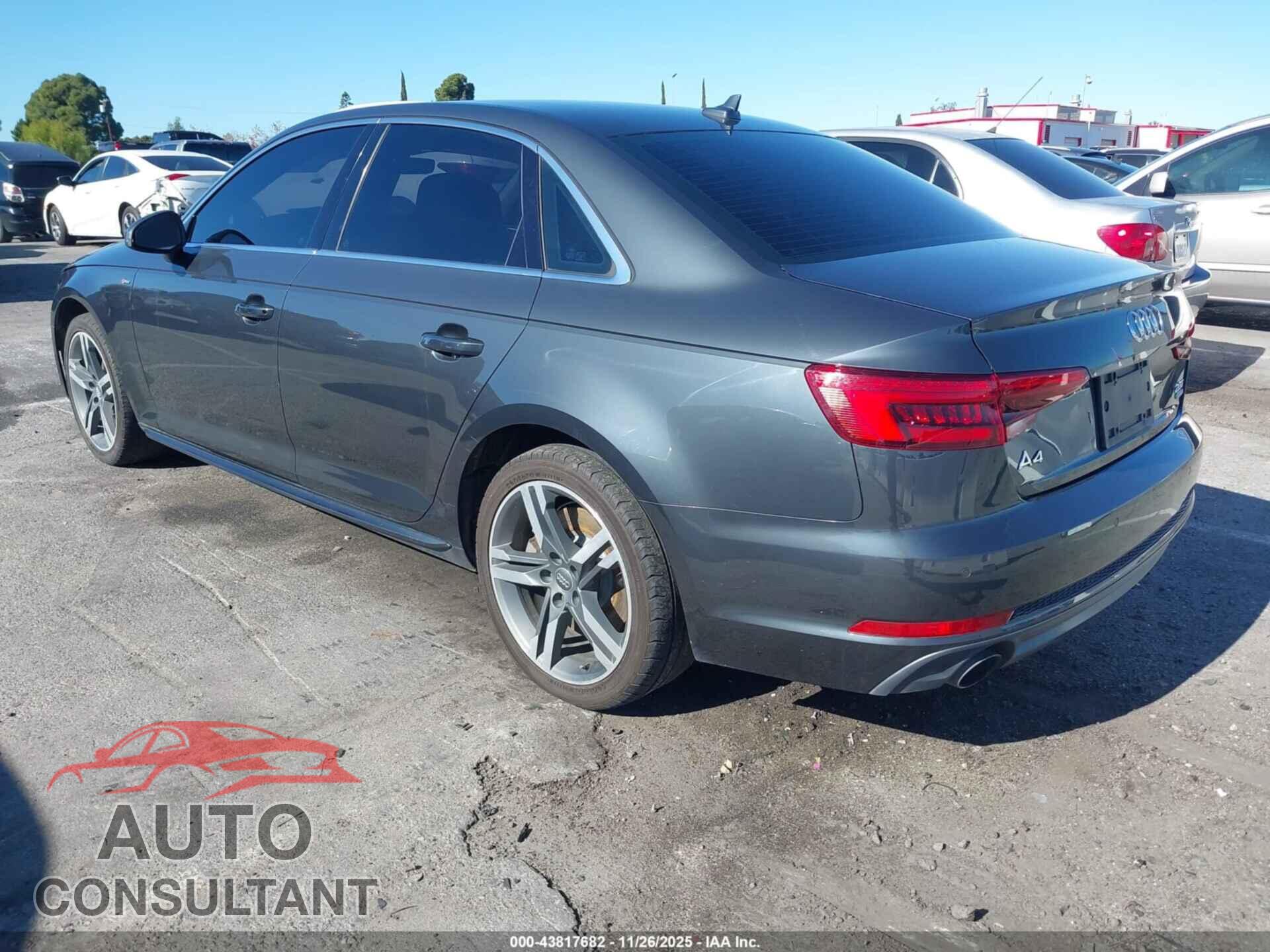 AUDI A4 2017 - WAUENAF41HN033463
