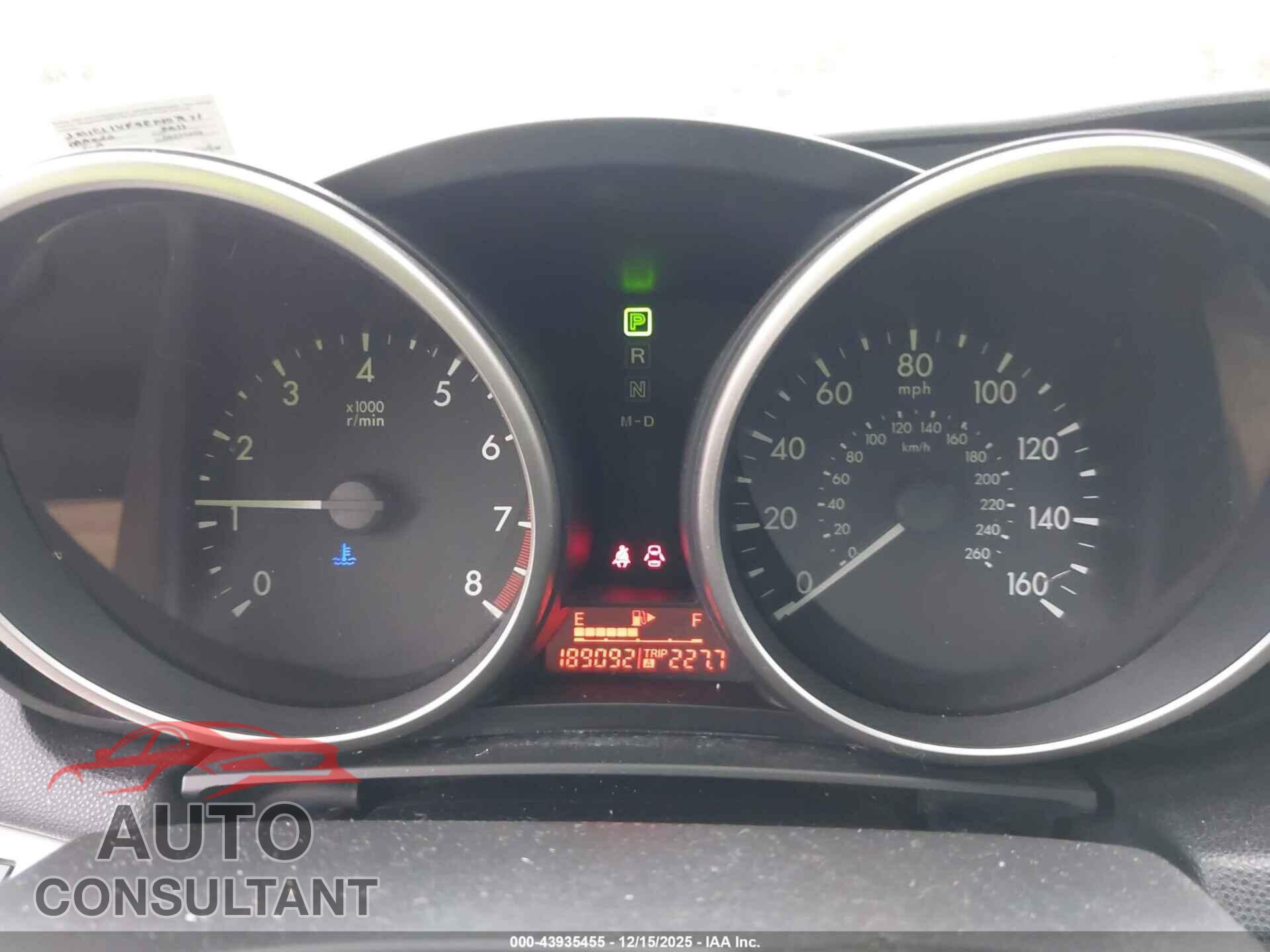 MAZDA MAZDA3 2011 - JM1BL1VF9B1407671