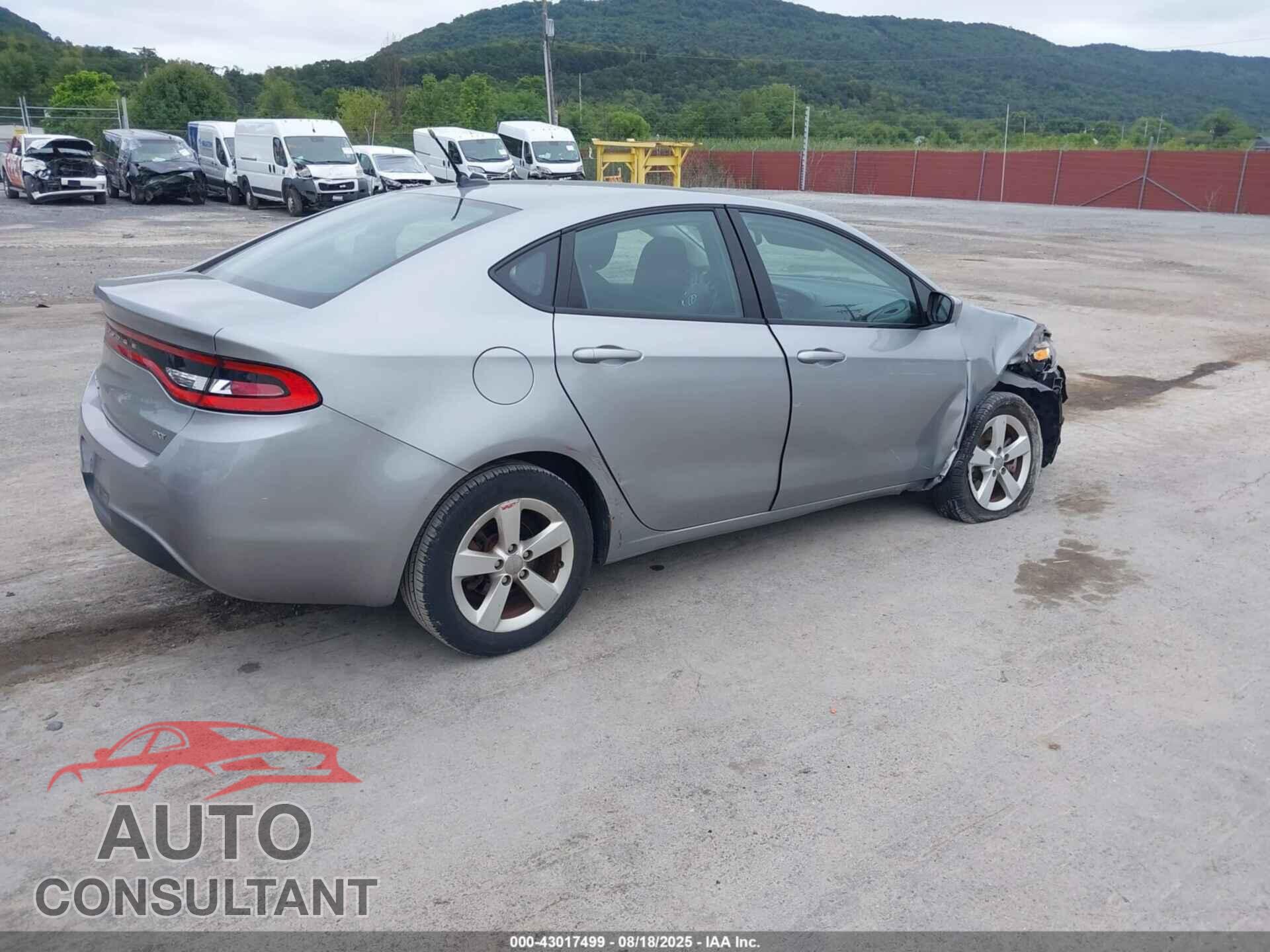 DODGE DART 2016 - 1C3CDFBBXGD762102