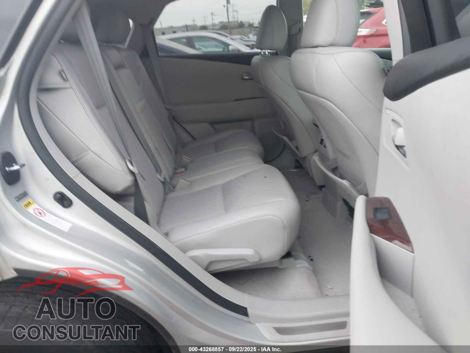LEXUS RX 350 2011 - 2T2BK1BA3BC102170