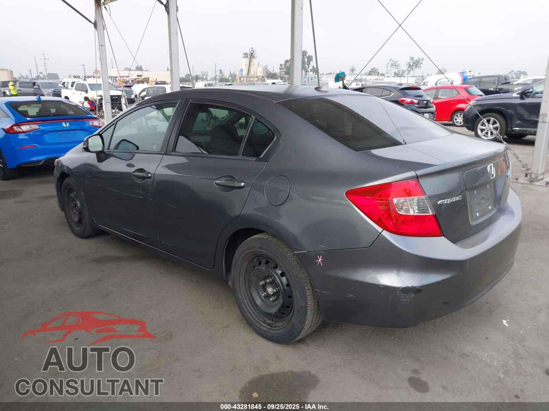 HONDA CIVIC 2012 - 19XFB5F59CE000949