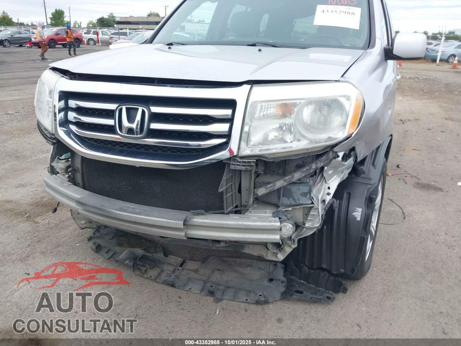 HONDA PILOT 2012 - 5FNYF3H4XCB002712