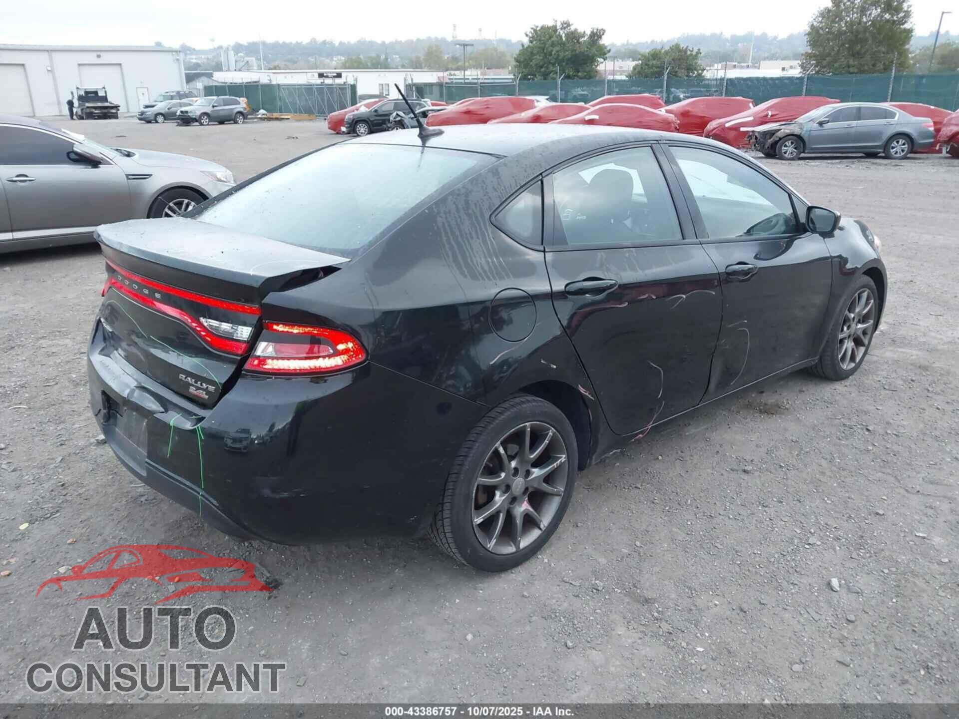 DODGE DART 2014 - 1C3CDFBB8ED902225