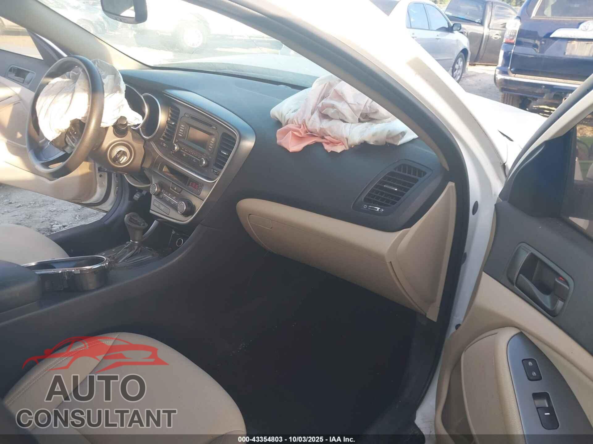 KIA OPTIMA 2014 - KNAGM4A73E5455423