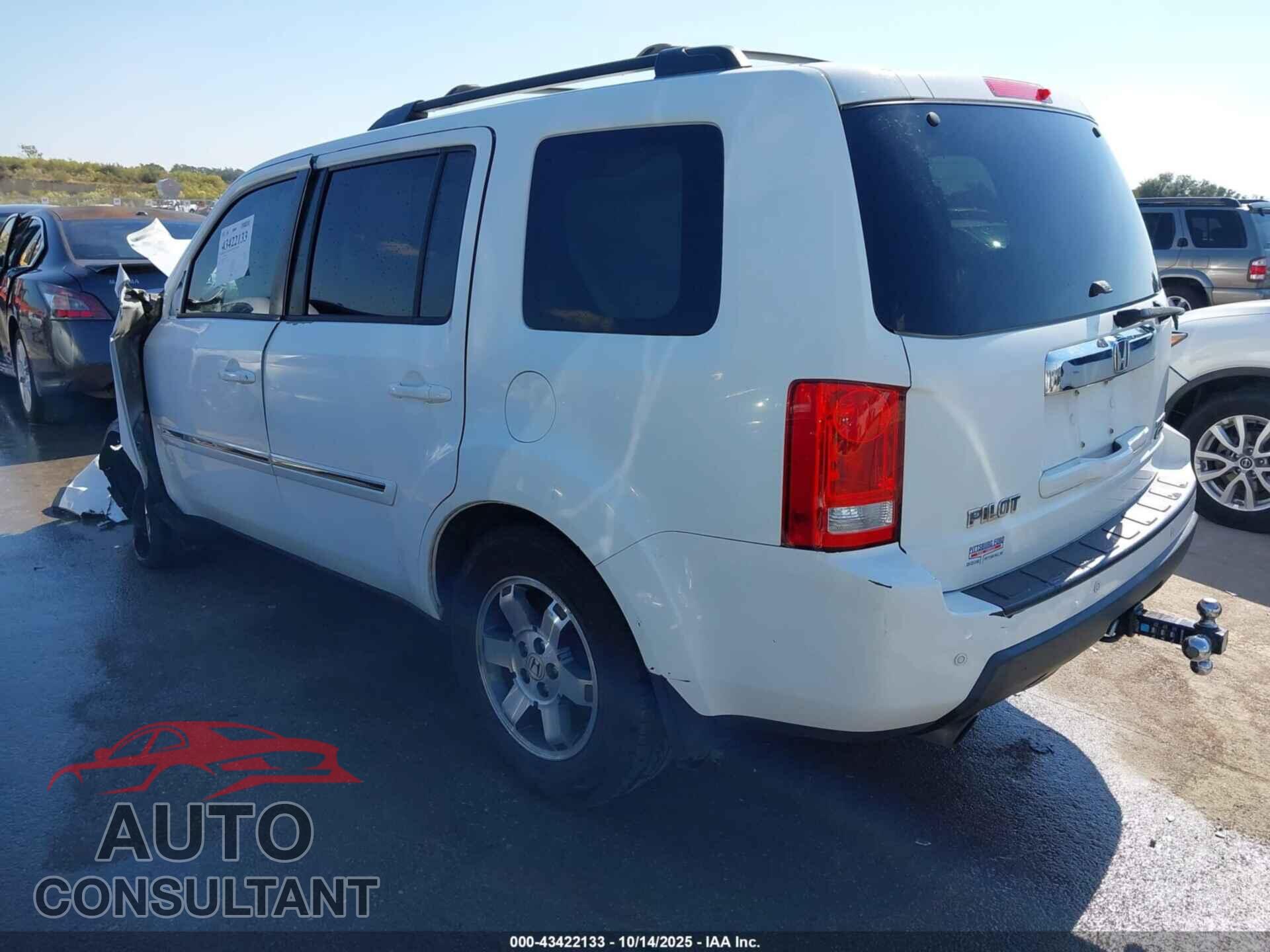 HONDA PILOT 2010 - 5FNYF4H95AB035258