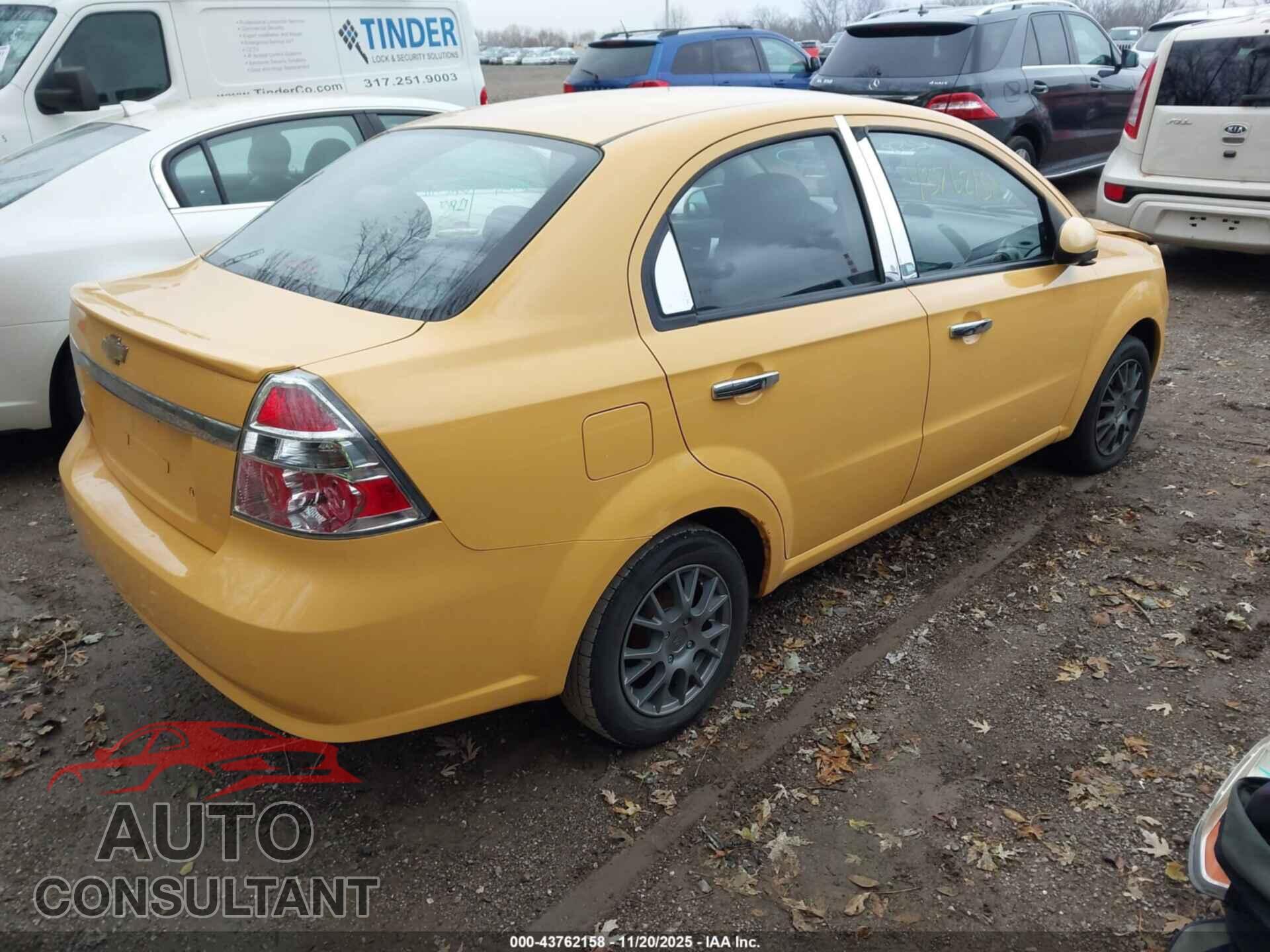 CHEVROLET AVEO 2011 - KL1TD5DEXBB127826