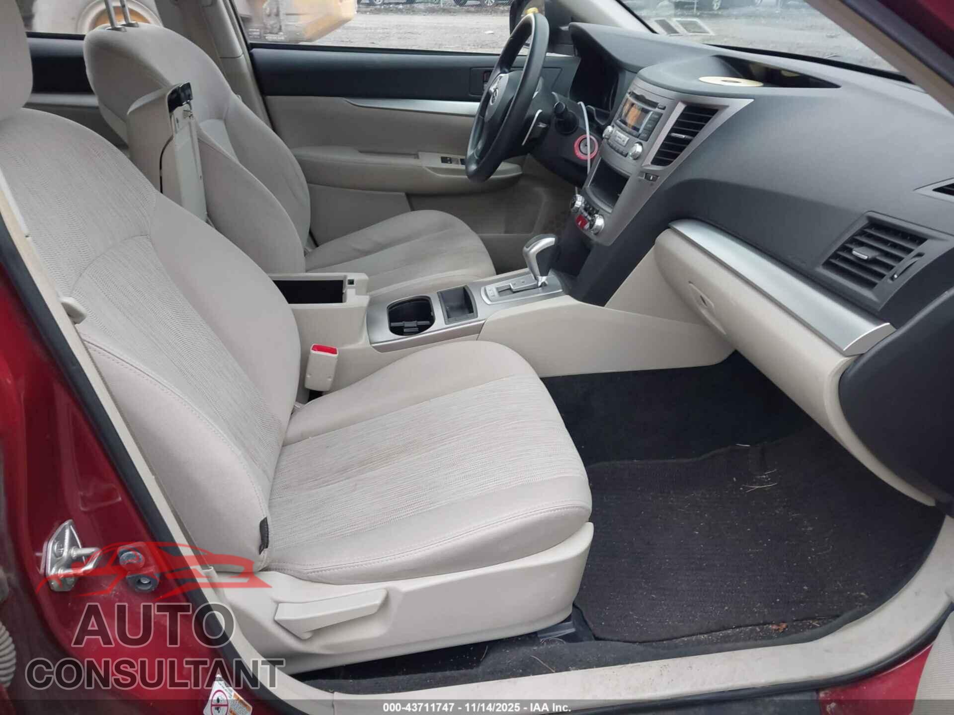 SUBARU OUTBACK 2013 - 4S4BRBAC4D3216694