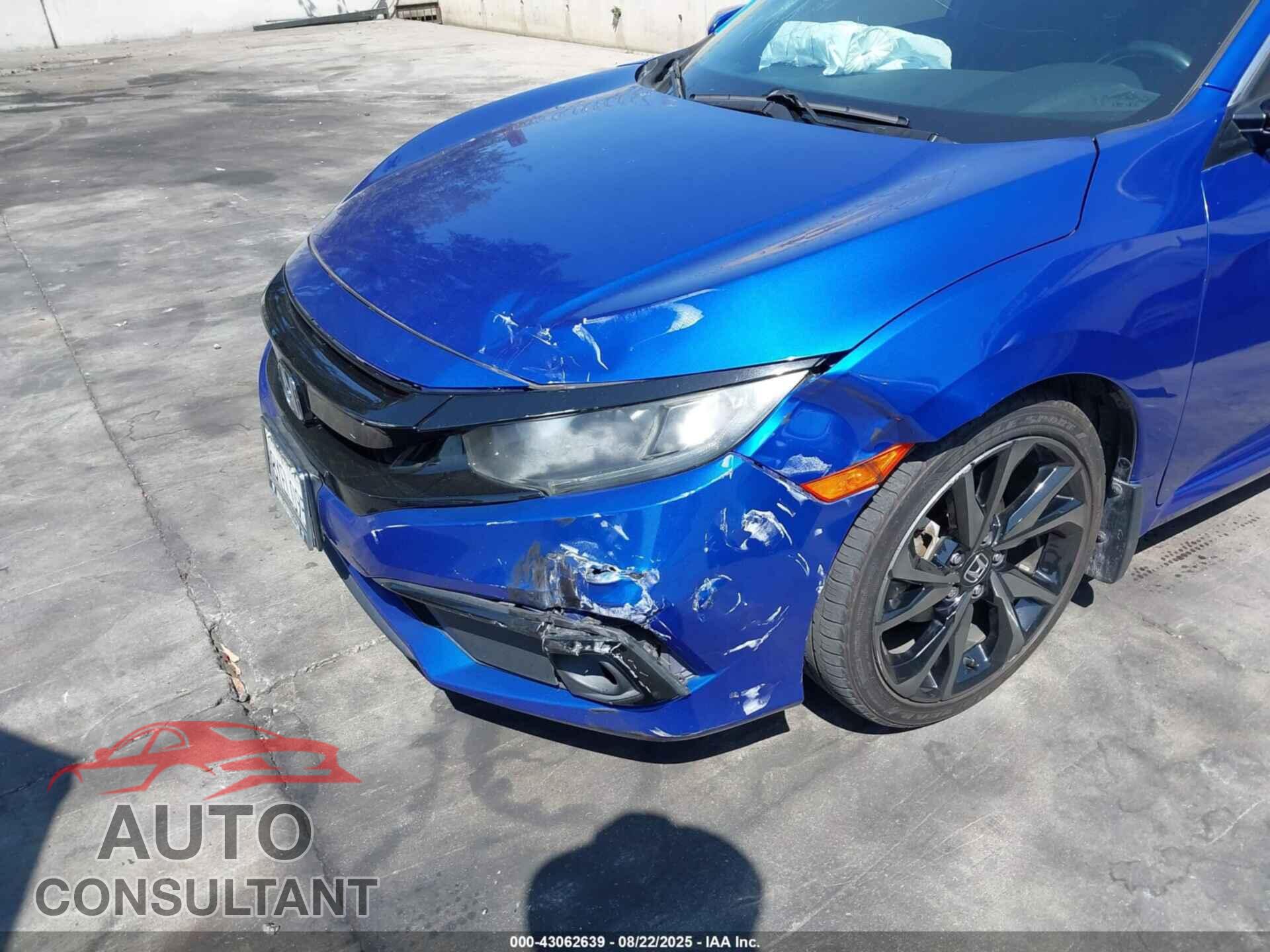 HONDA CIVIC 2019 - 2HGFC2F83KH531042