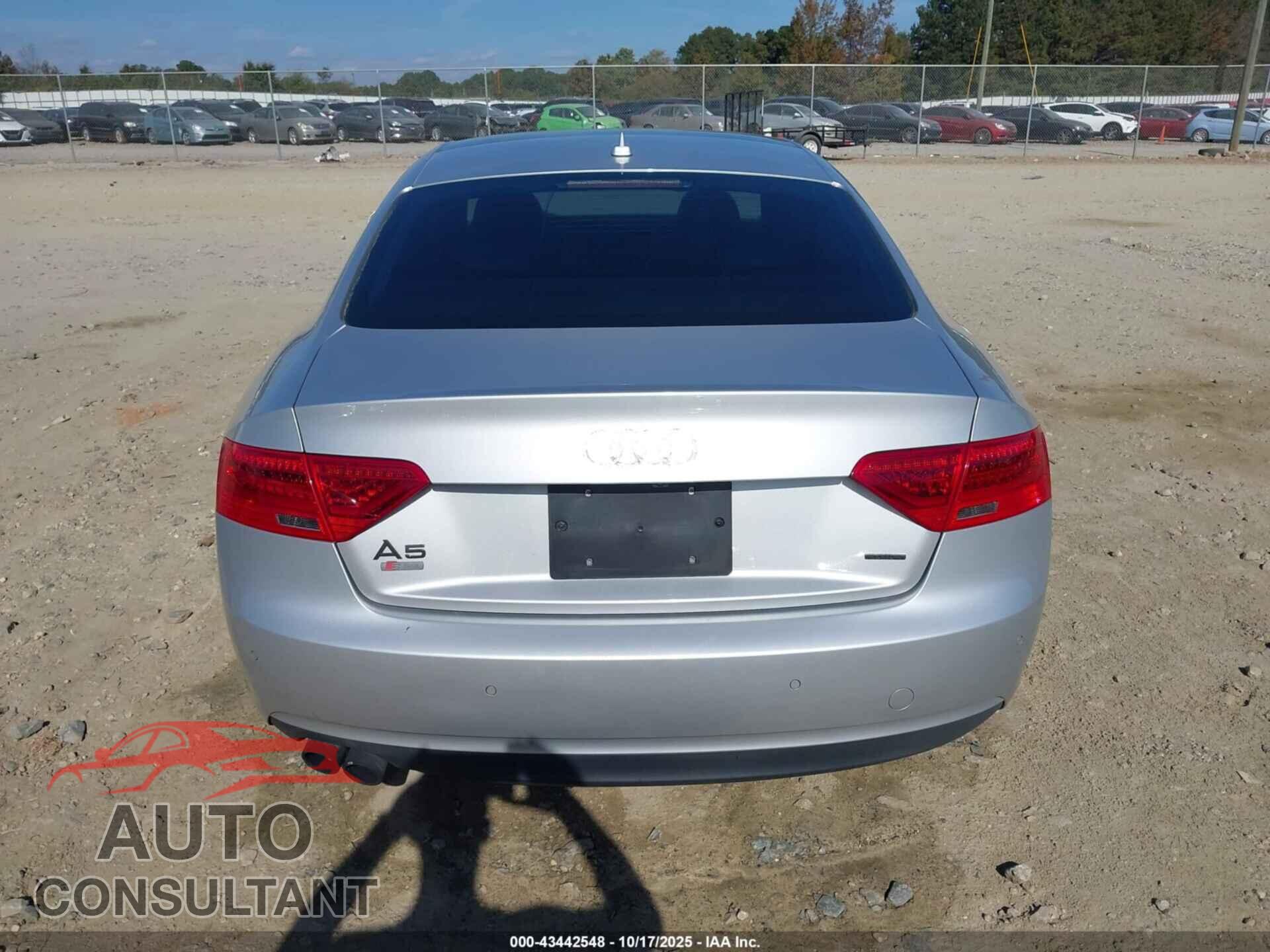 AUDI A5 2013 - WAULFAFRXDA001936