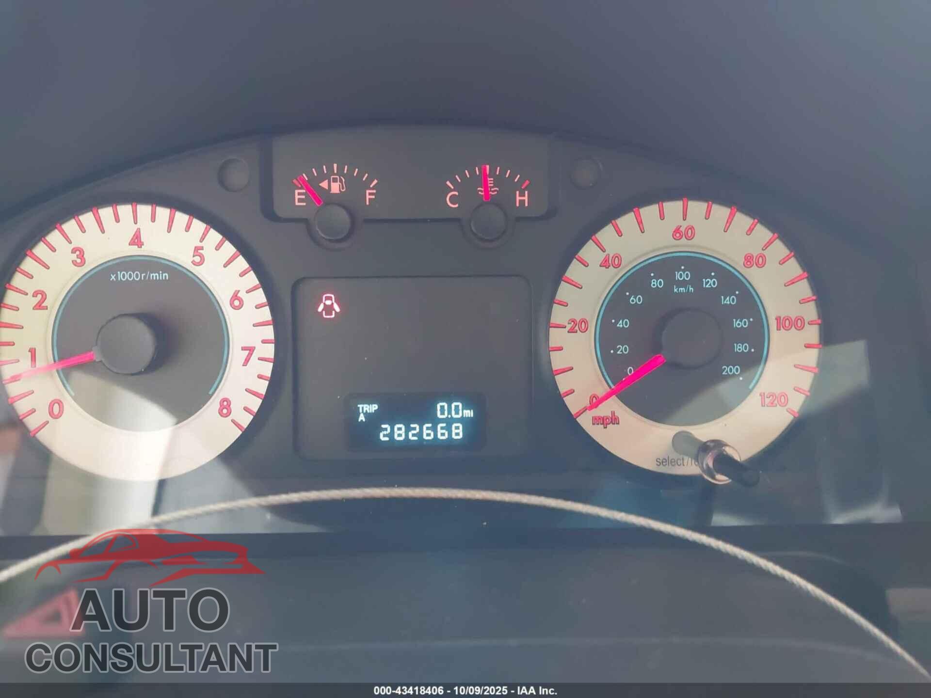 MAZDA TRIBUTE 2009 - 4F2CZ92759KM01000