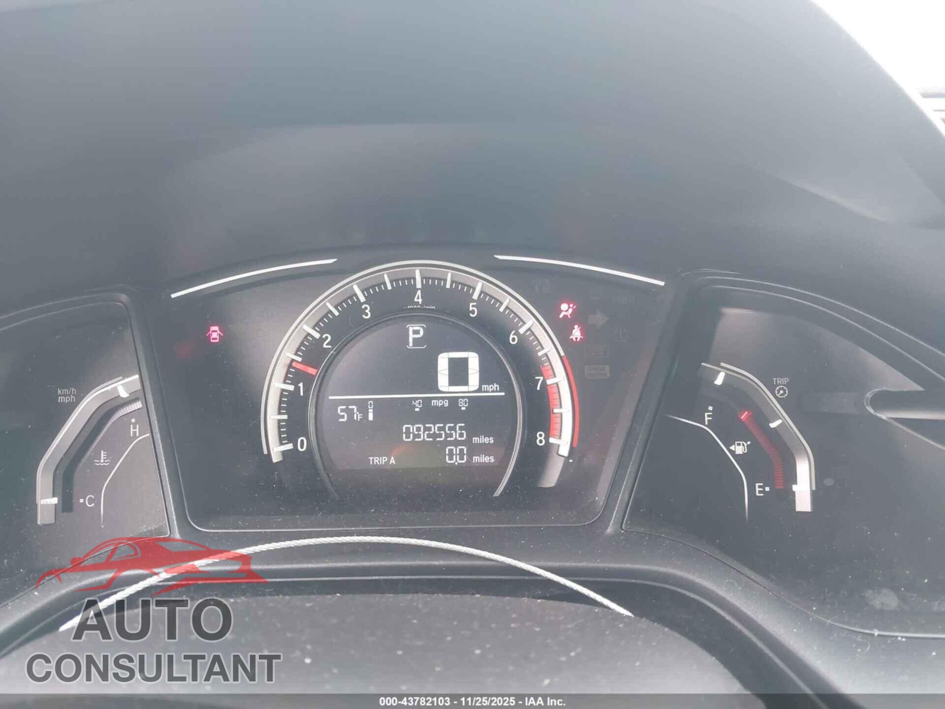 HONDA CIVIC 2017 - 2HGFC2F5XHH536320
