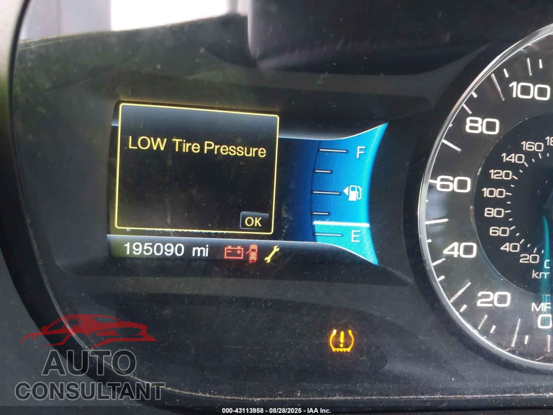 FORD EDGE 2013 - 2FMDK3J90DBA02311