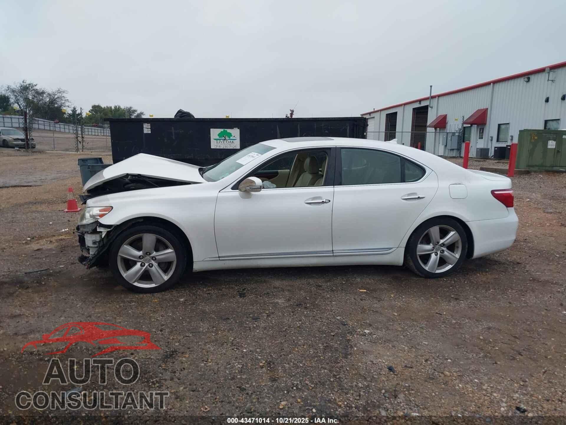 LEXUS LS 460 2010 - JTHBL5EF8A5097459