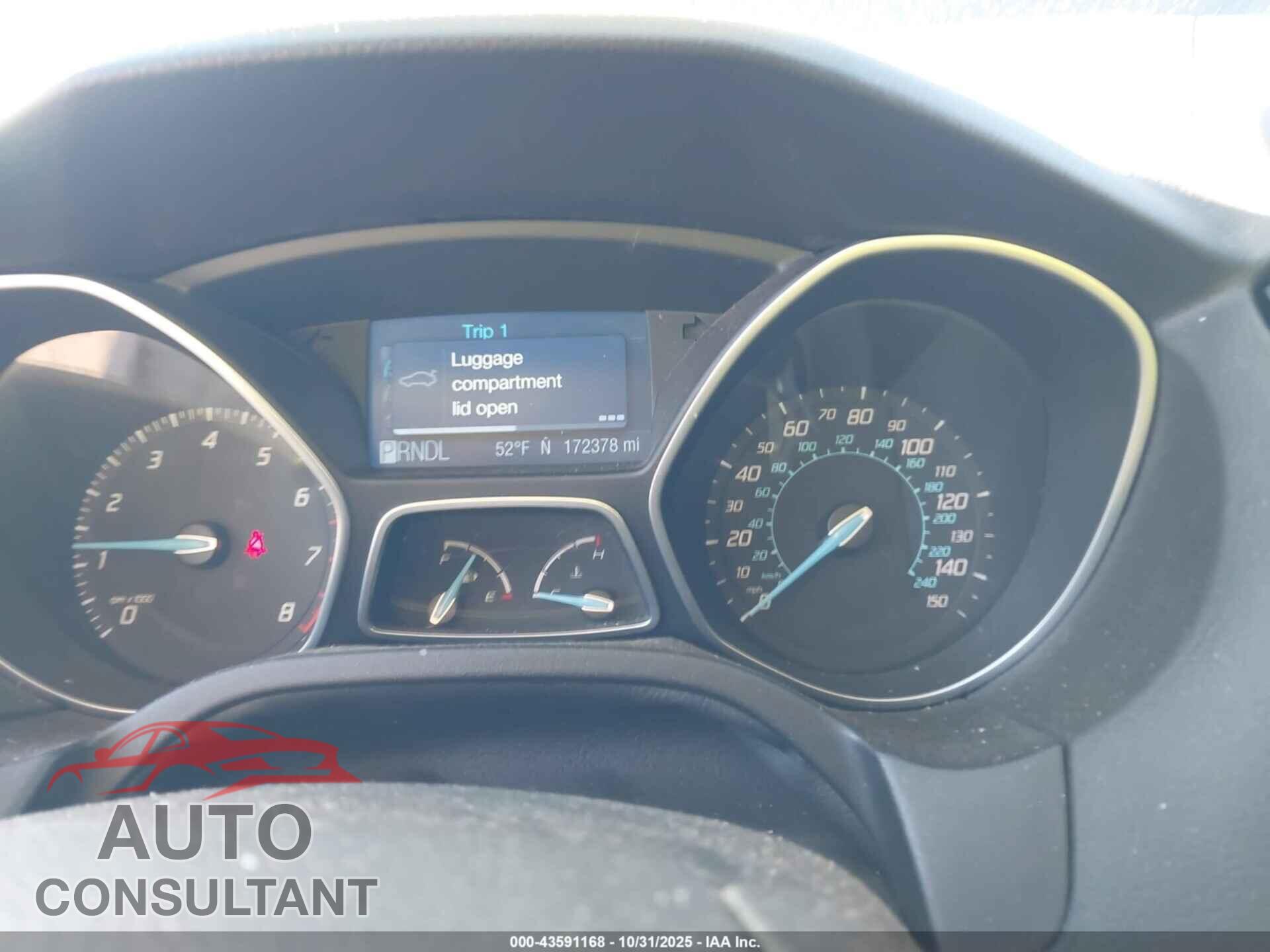 FORD FOCUS 2012 - 1FAHP3F25CL378736