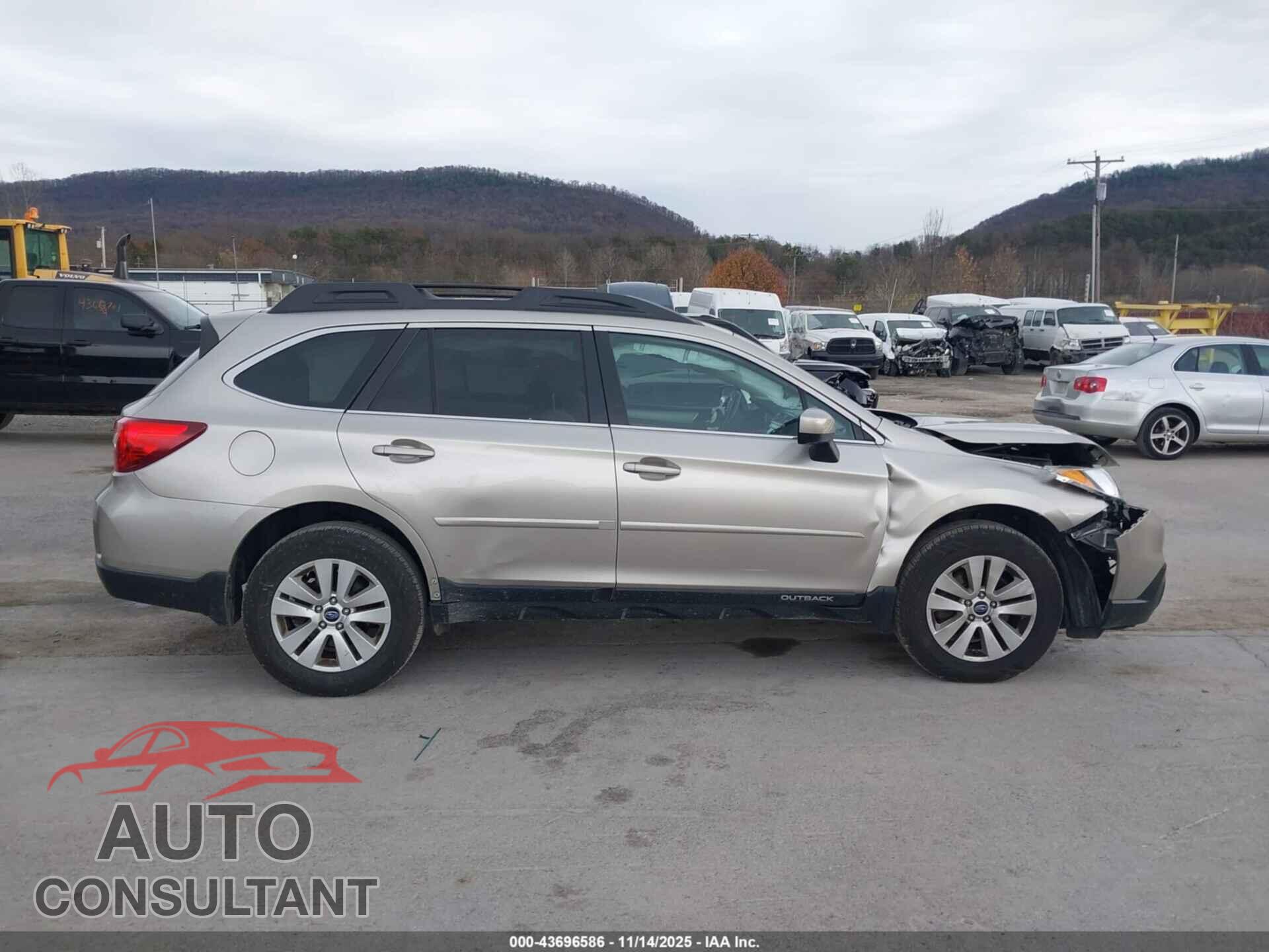 SUBARU OUTBACK 2017 - 4S4BSADC8H3243185