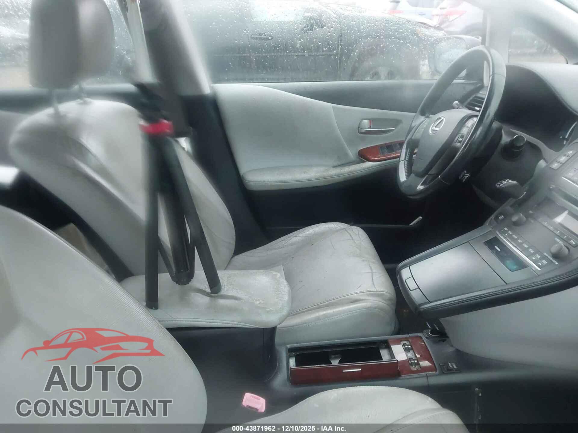 LEXUS HS 250H 2010 - JTHBB1BA6A2036858