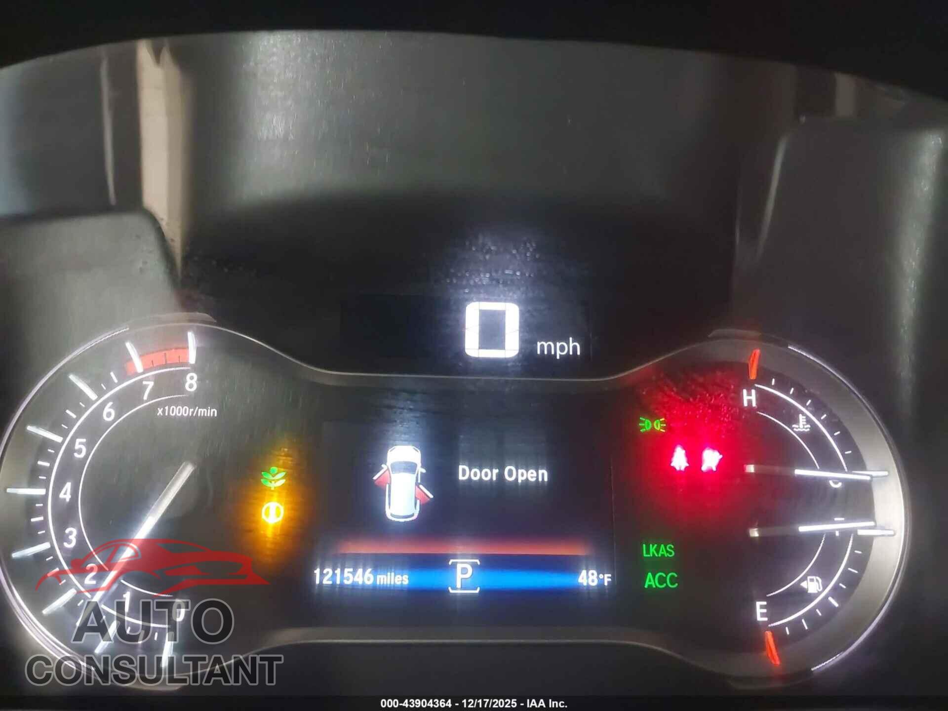 HONDA PILOT 2017 - 5FNYF6H02HB023964