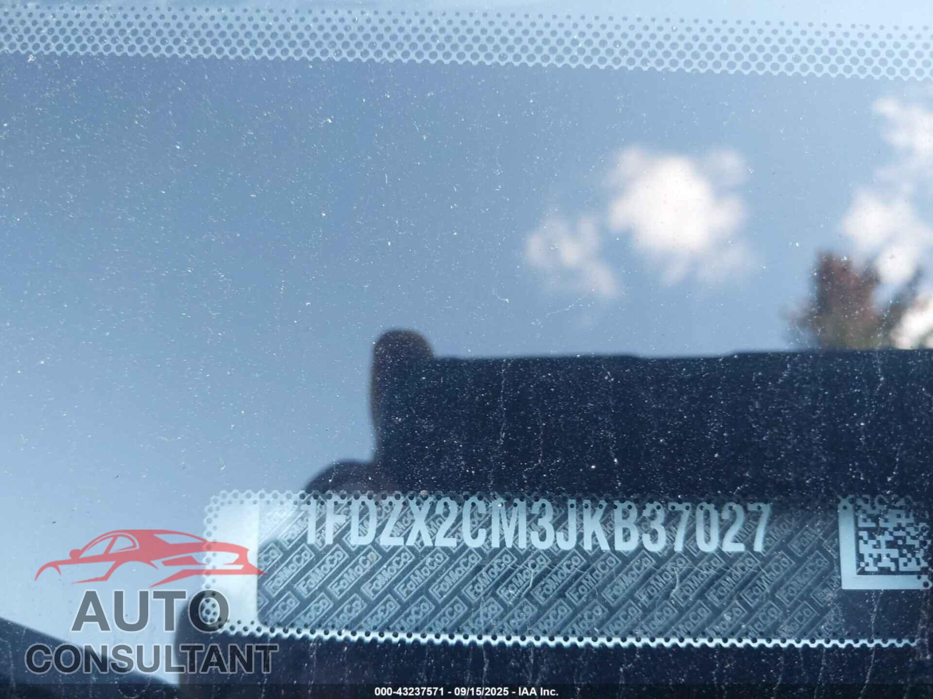 FORD TRANSIT-350 2018 - 1FDZX2CM3JKB37027