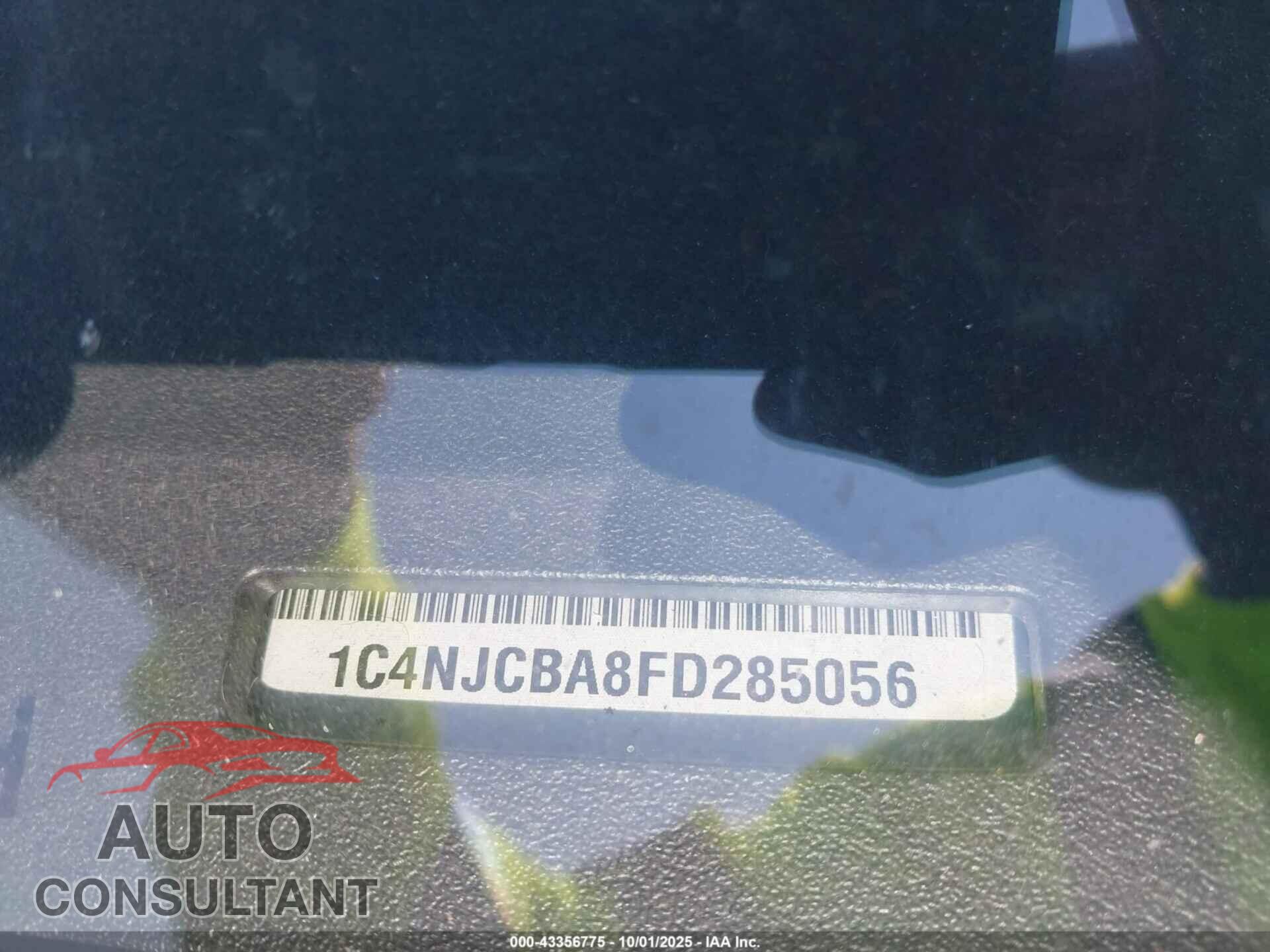 JEEP COMPASS 2015 - 1C4NJCBA8FD285056