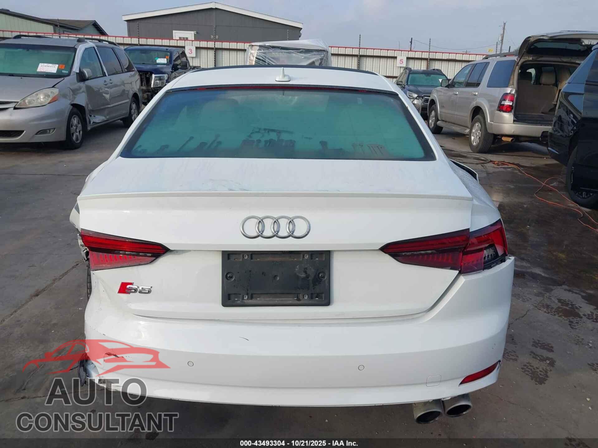 AUDI S5 2018 - WAUR4AF54JA022029