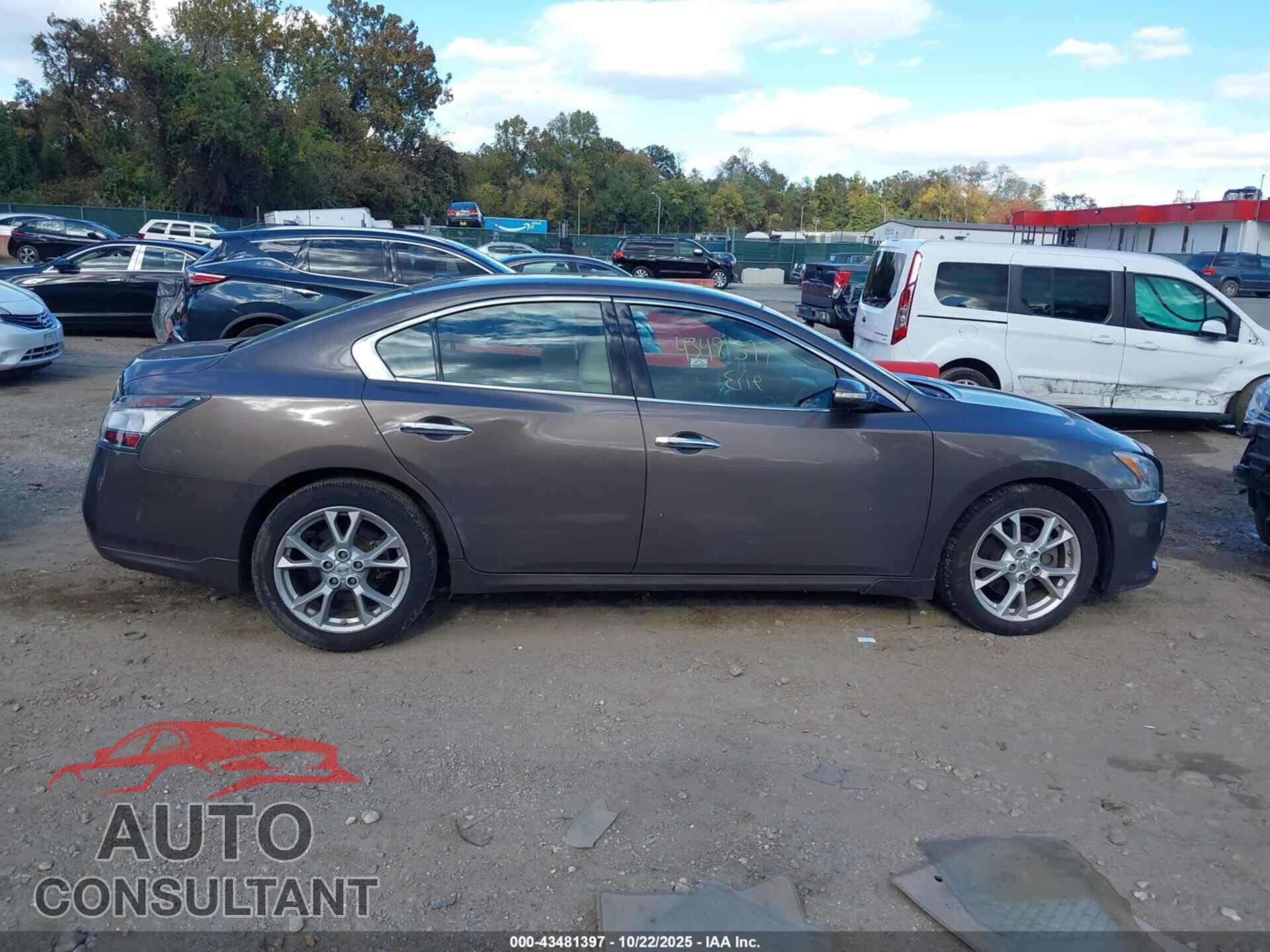 NISSAN MAXIMA 2012 - 1N4AA5AP1CC853543