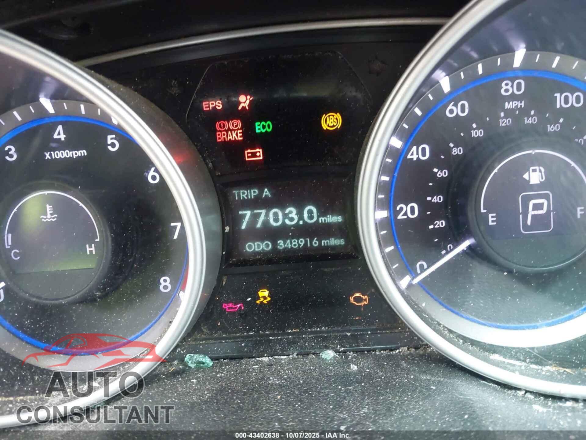 HYUNDAI SONATA 2012 - 5NPEB4AC4CH476761