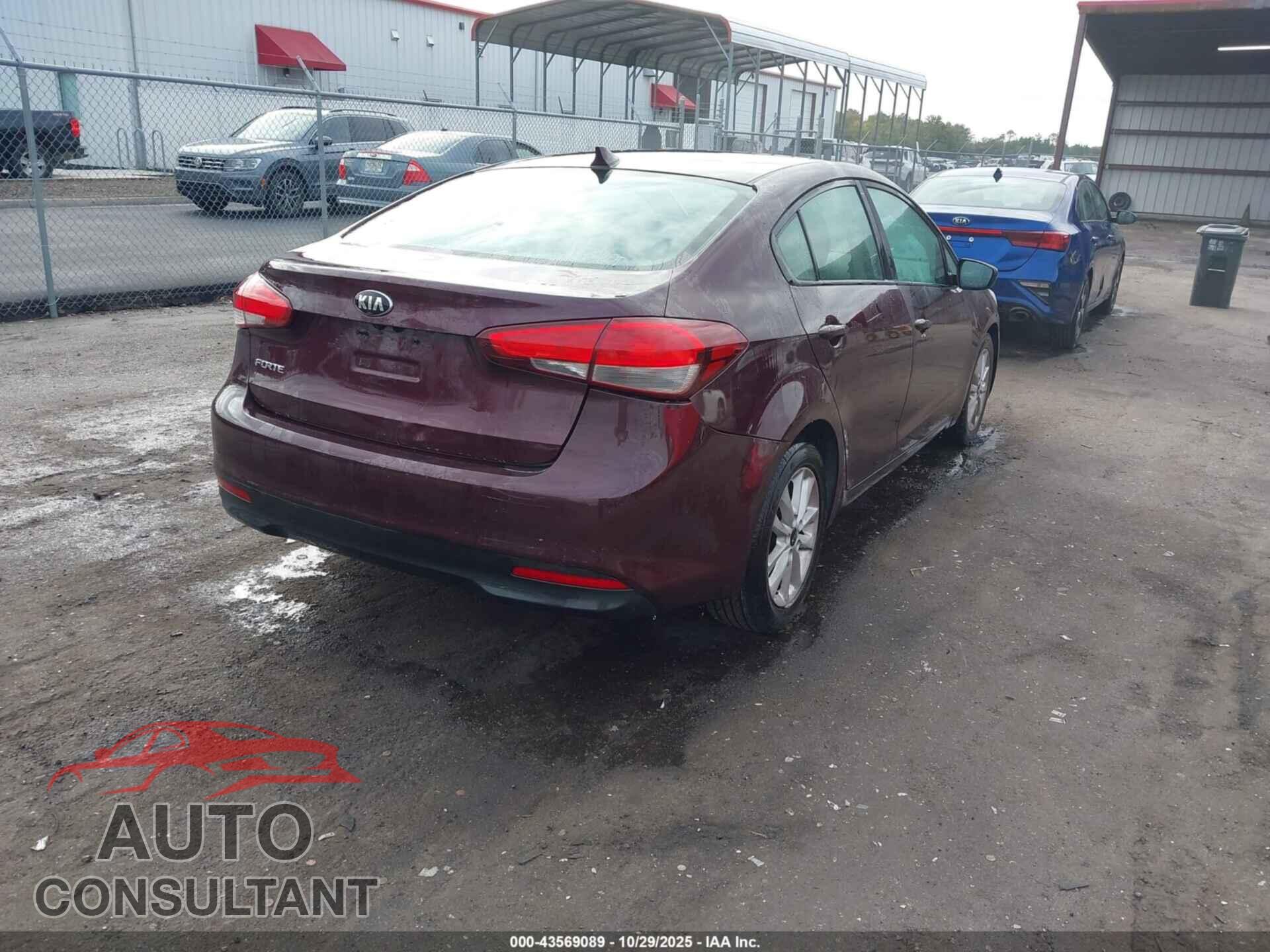 KIA FORTE 2017 - 3KPFL4A74HE007394