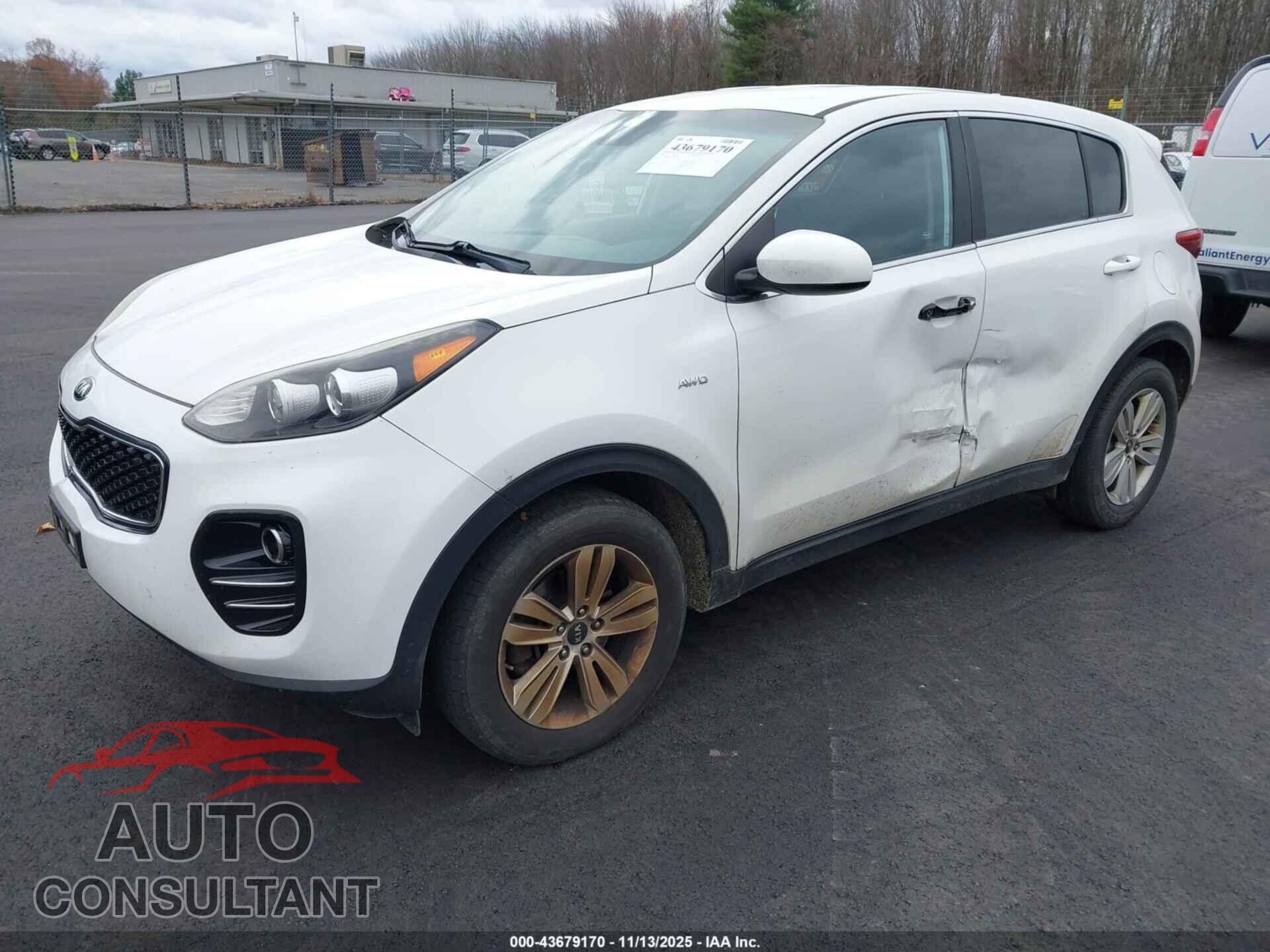 KIA SPORTAGE 2017 - KNDPMCAC4H7040033