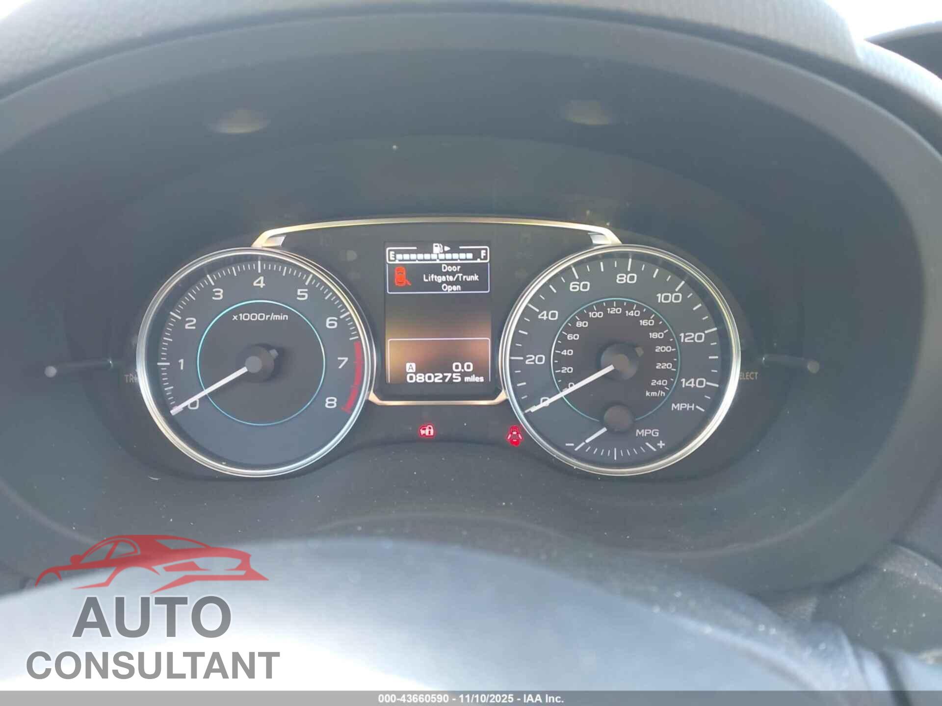 SUBARU CROSSTREK 2016 - JF2GPANCXGH334374