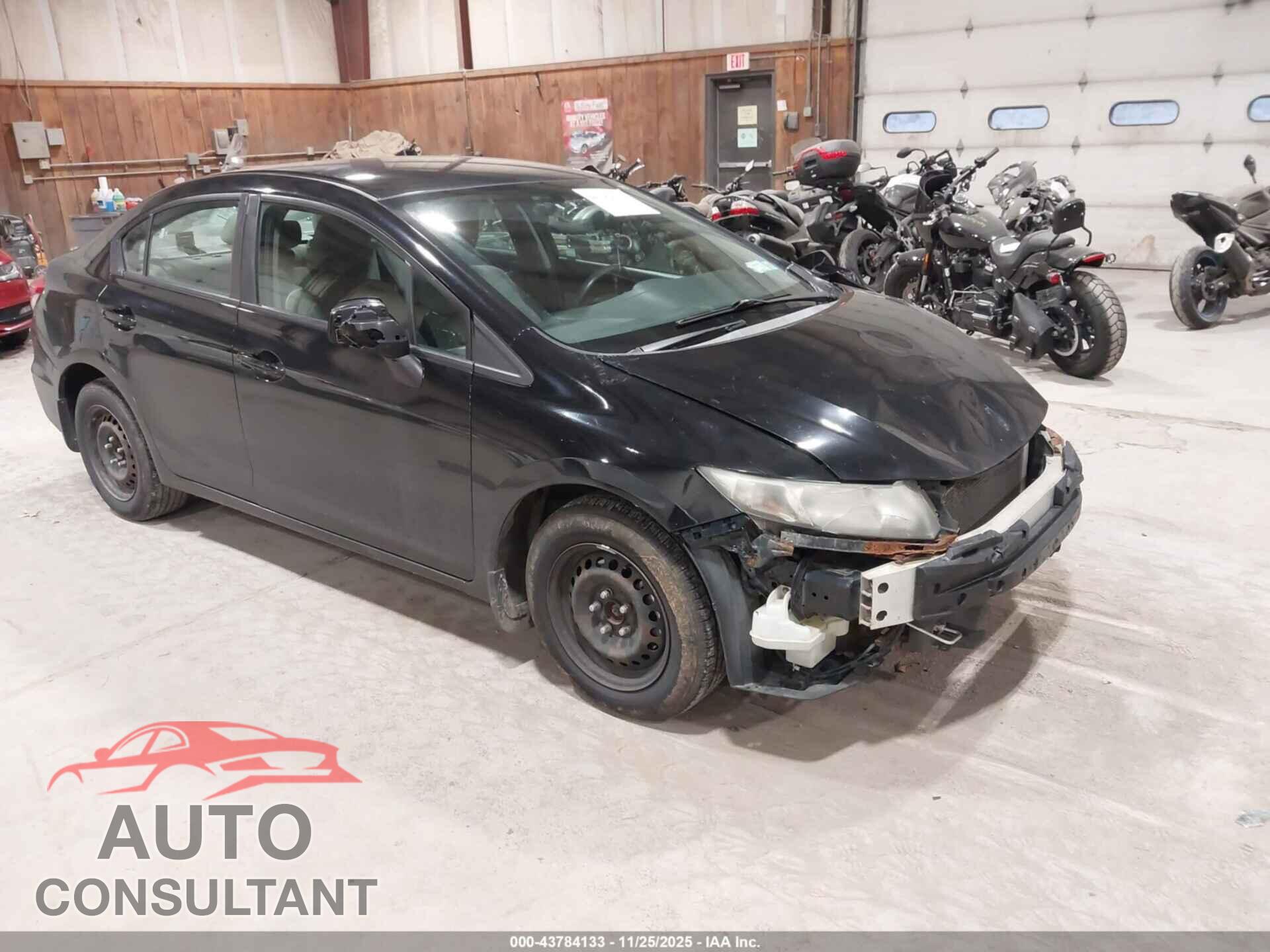 HONDA CIVIC 2013 - 2HGFB2F52DH565386