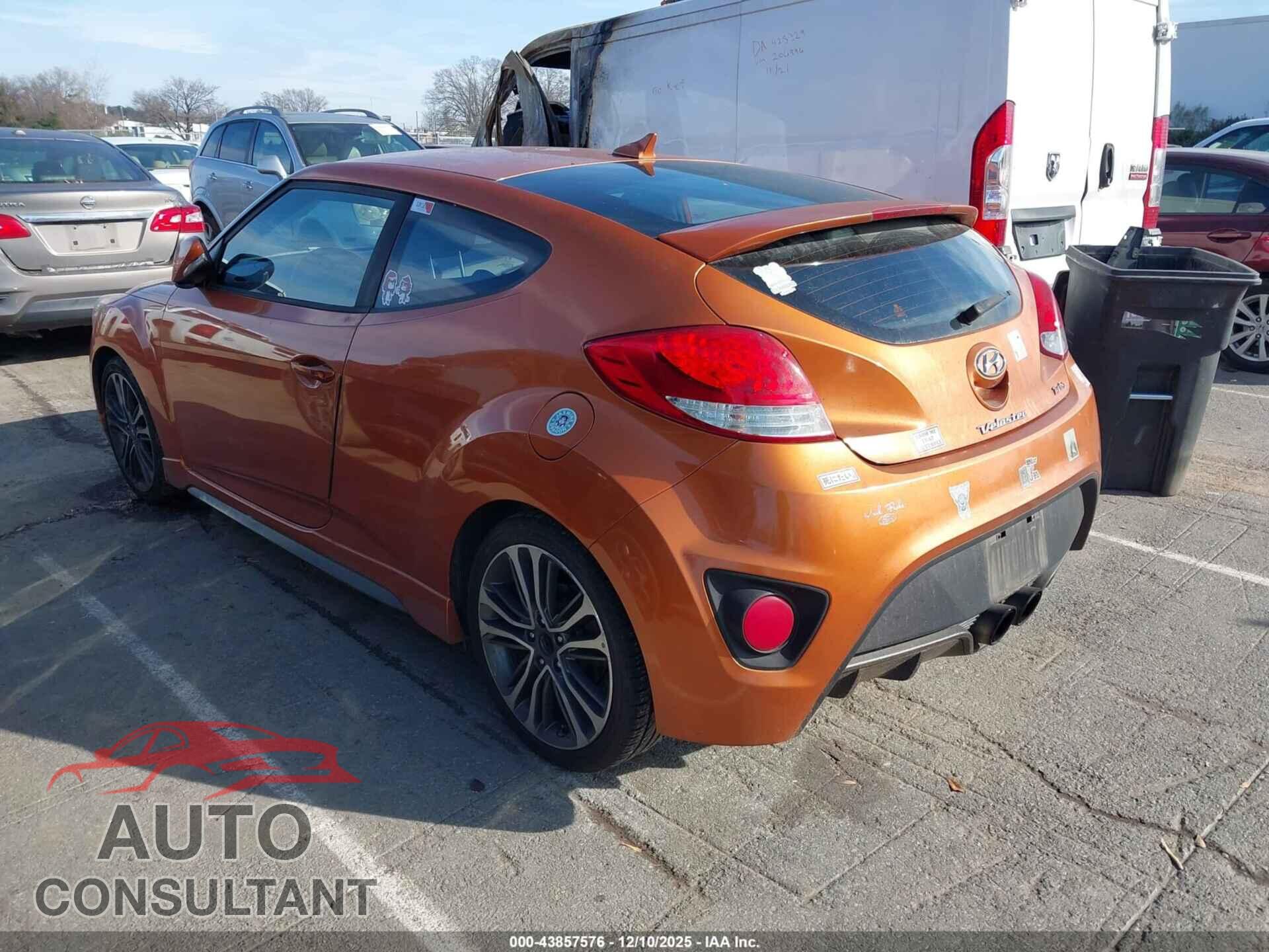 HYUNDAI VELOSTER 2016 - KMHTC6AE5GU292907