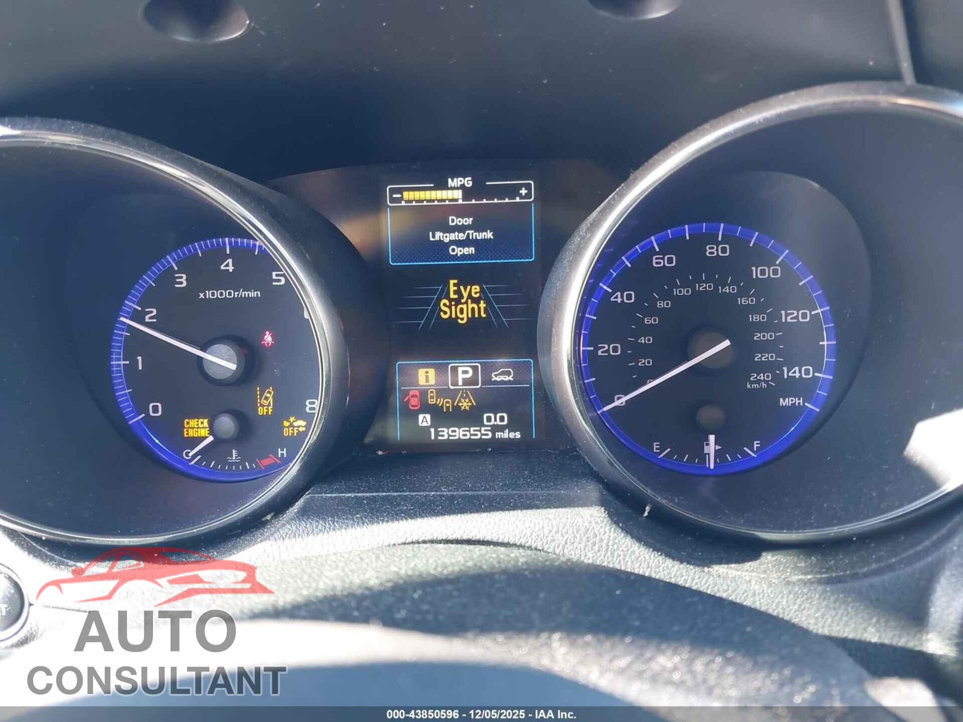 SUBARU OUTBACK 2015 - 4S4BSANC5F3351047