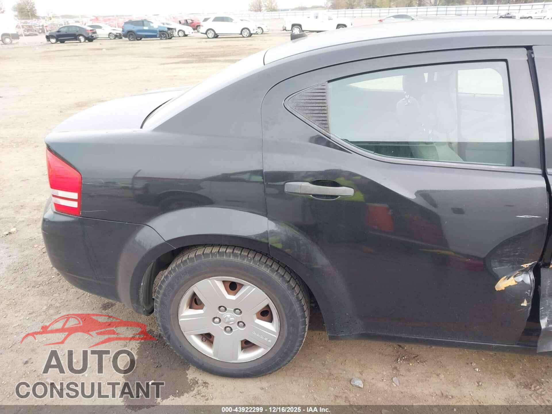 DODGE AVENGER 2010 - 1B3CC4FB0AN128779