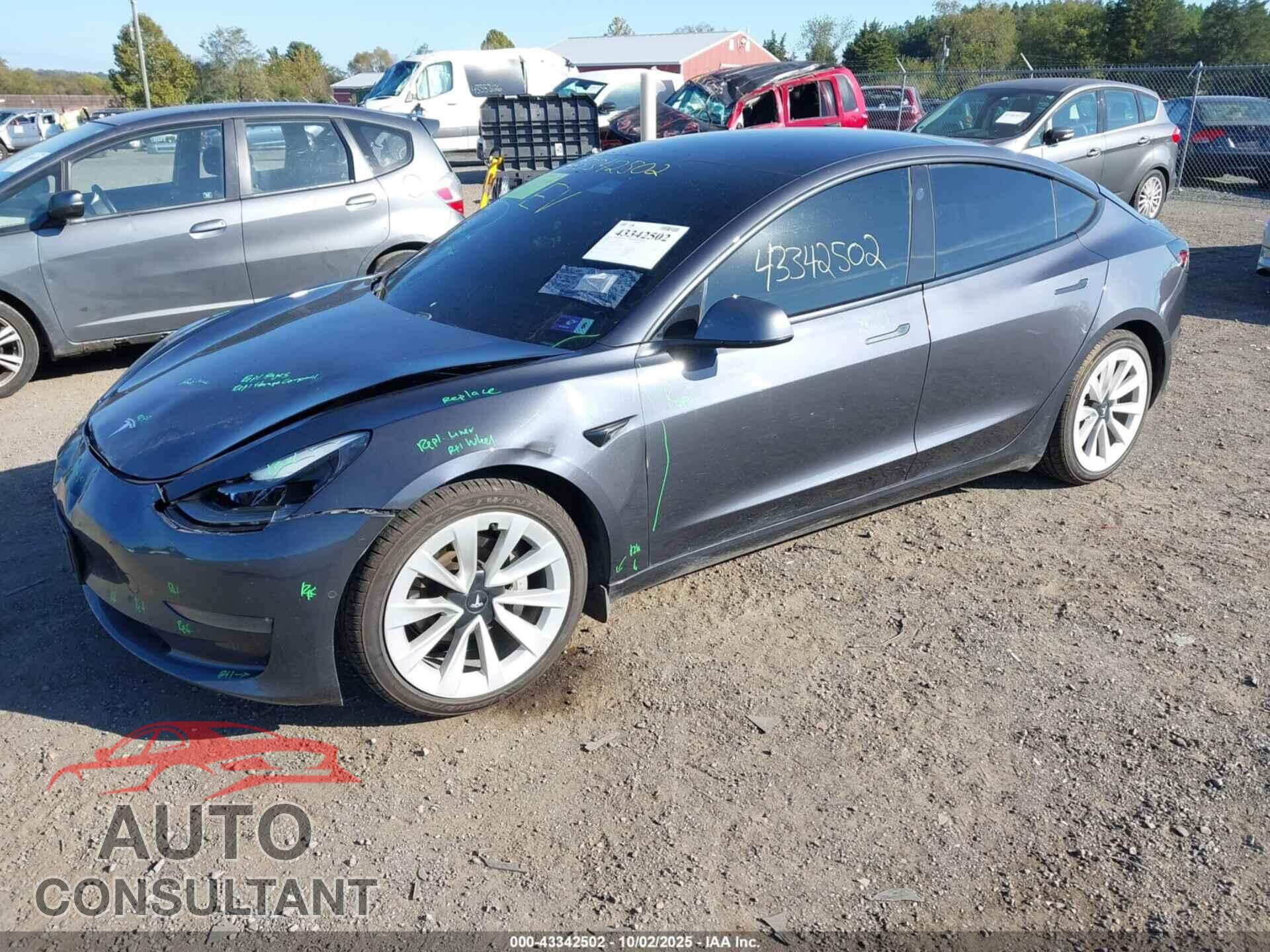 TESLA MODEL 3 2021 - 5YJ3E1EB8MF980258