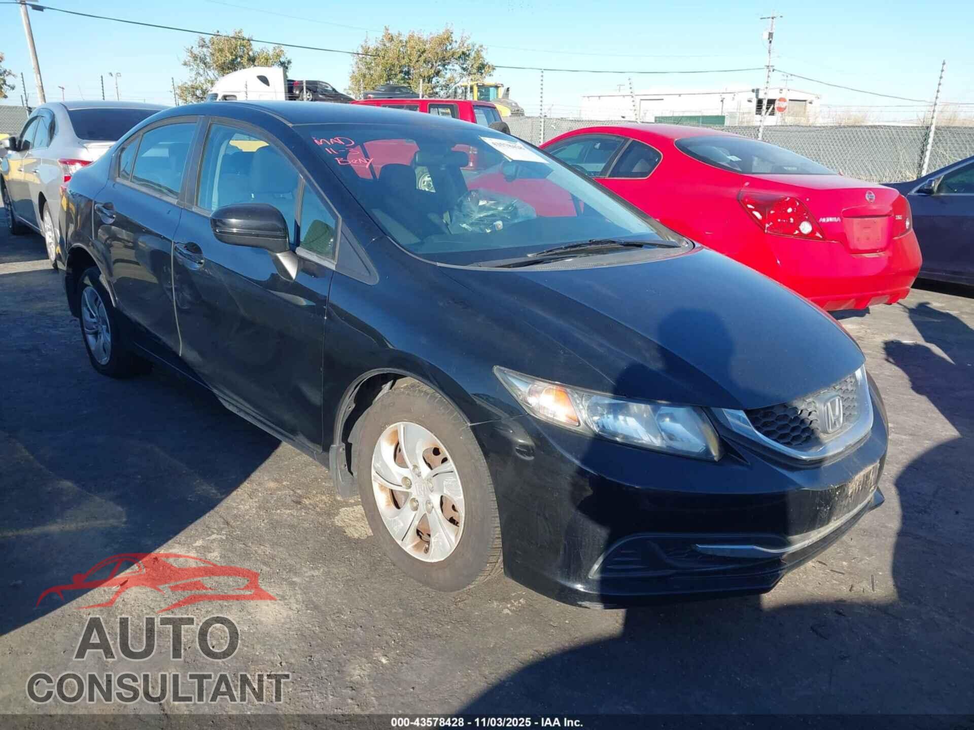 HONDA CIVIC 2015 - 19XFB2F53FE296652