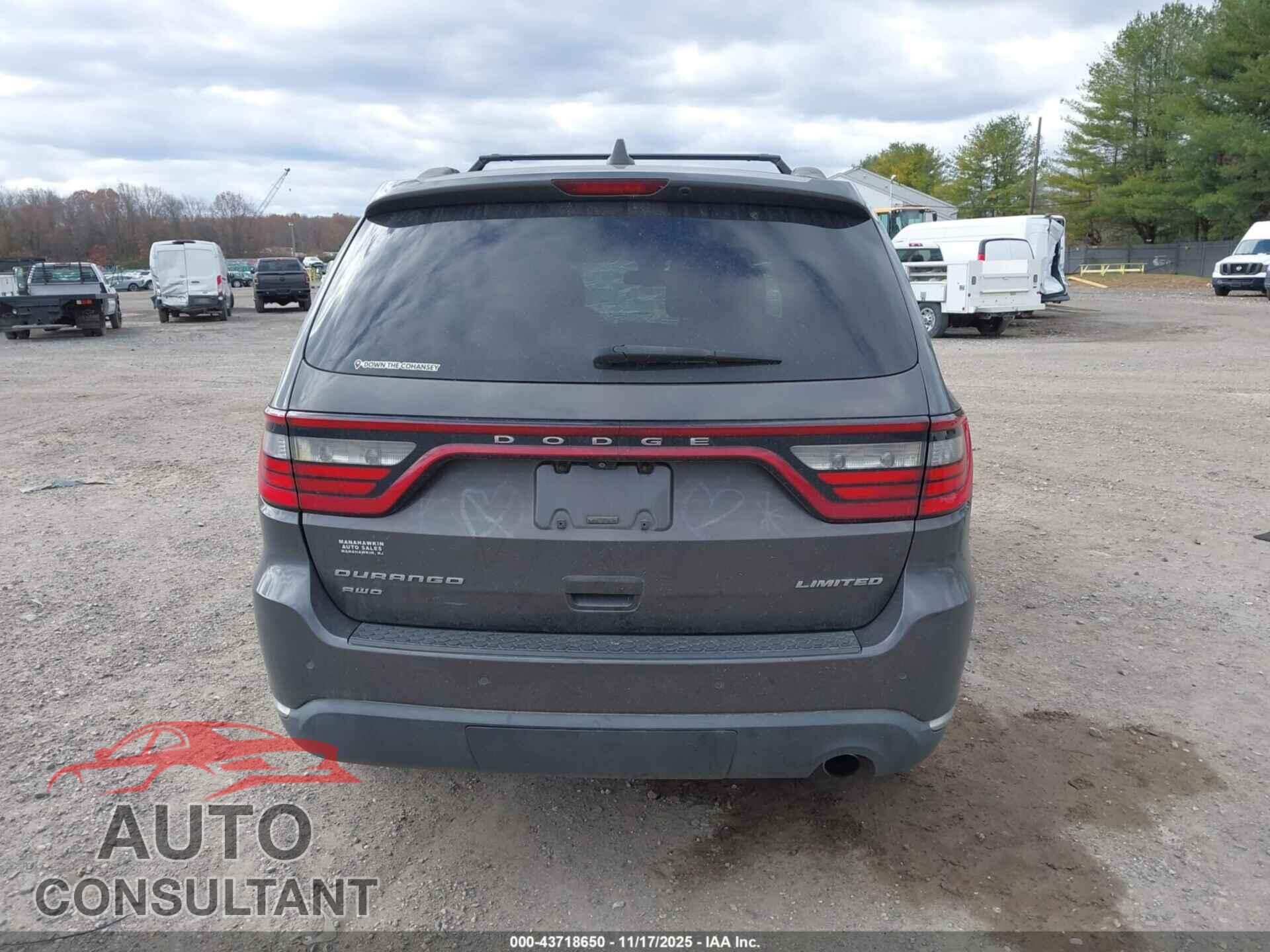 DODGE DURANGO 2015 - 1C4RDJDG9FC112182