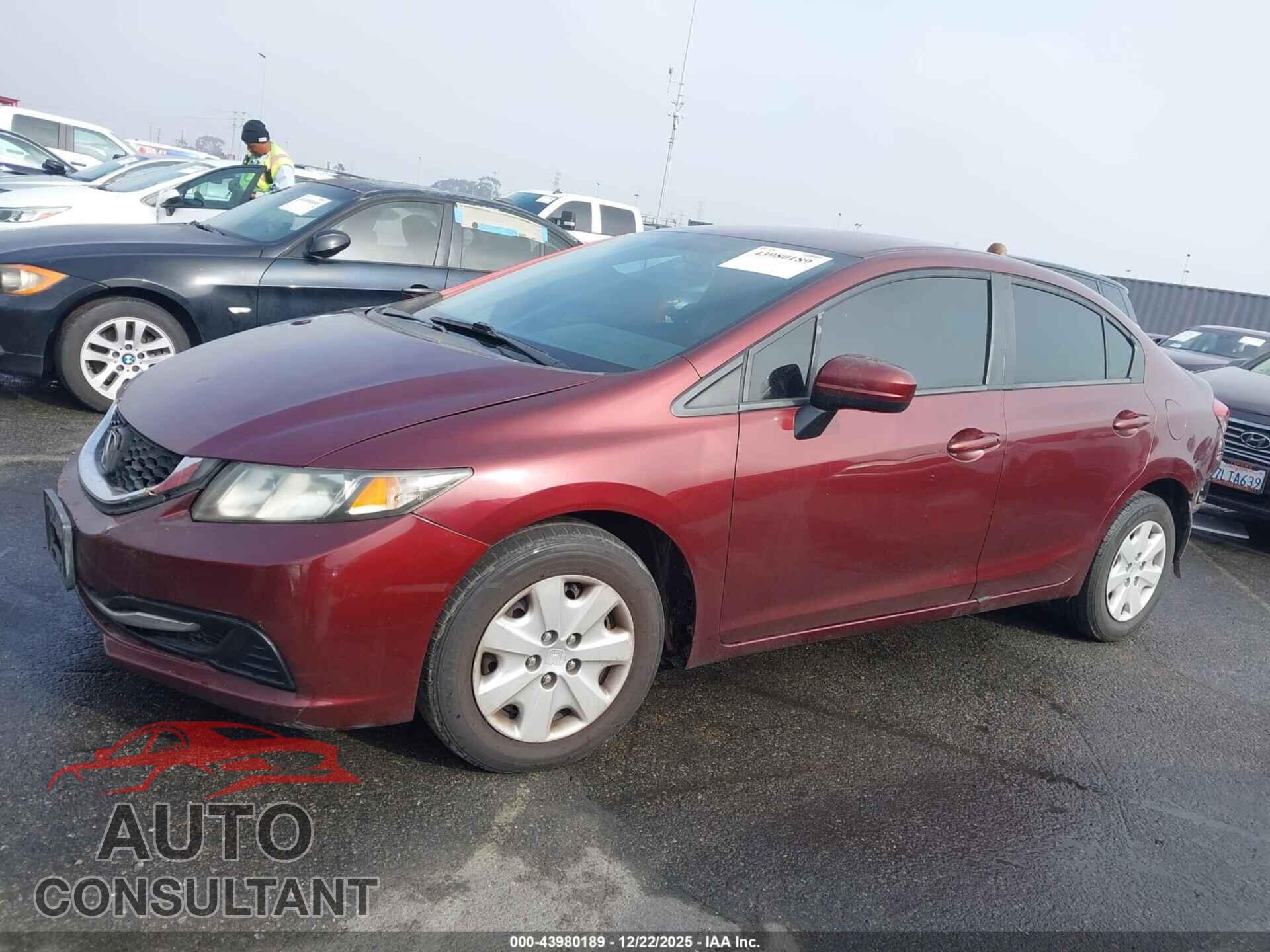 HONDA CIVIC 2014 - 19XFB2F54EE202728