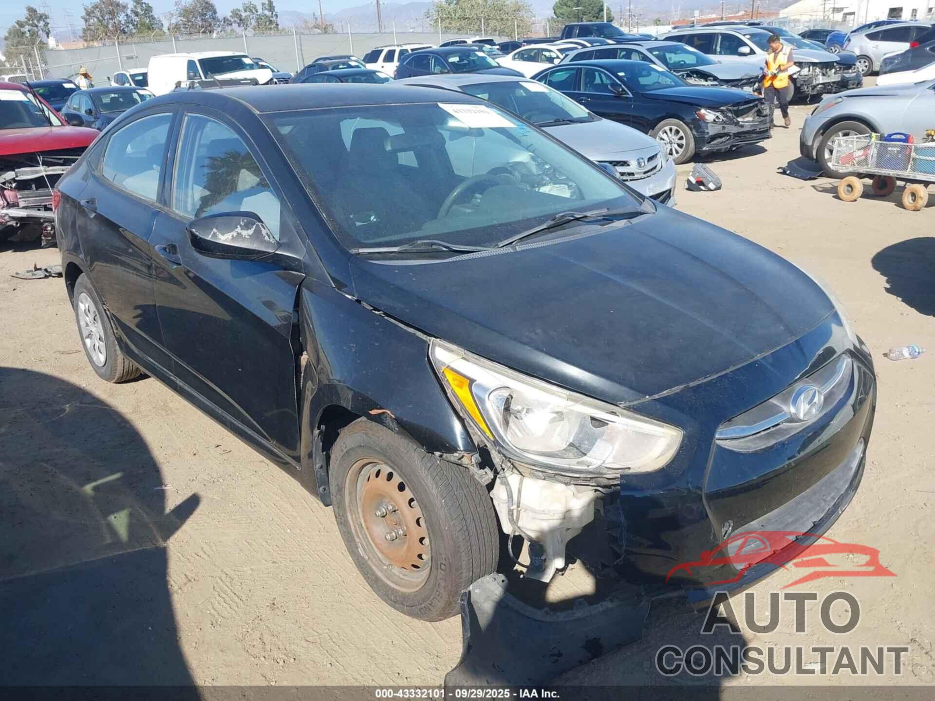 HYUNDAI ACCENT 2015 - KMHCT4AE8FU936287