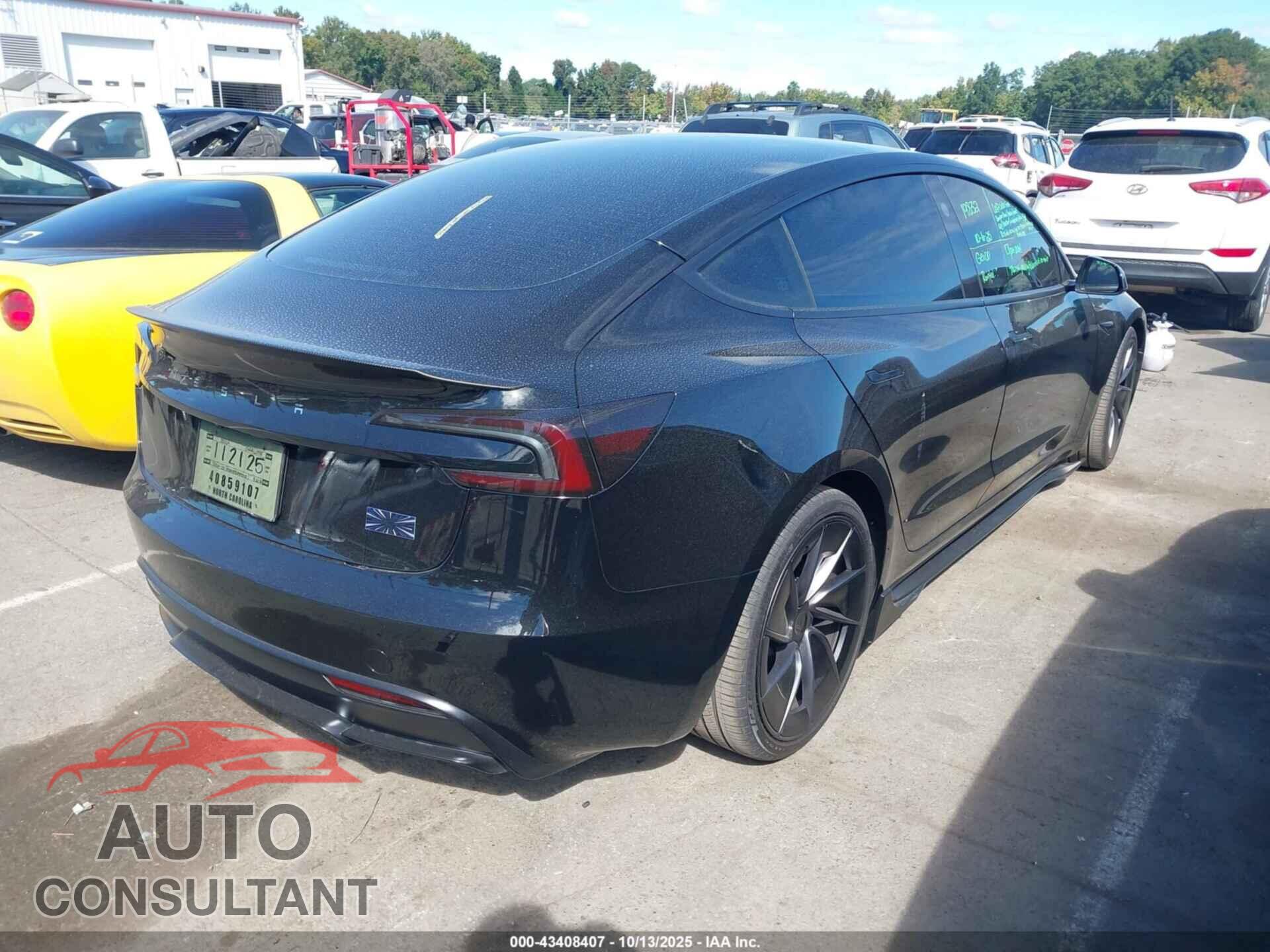 TESLA MODEL 3 2025 - 5YJ3E1ET5SF073148