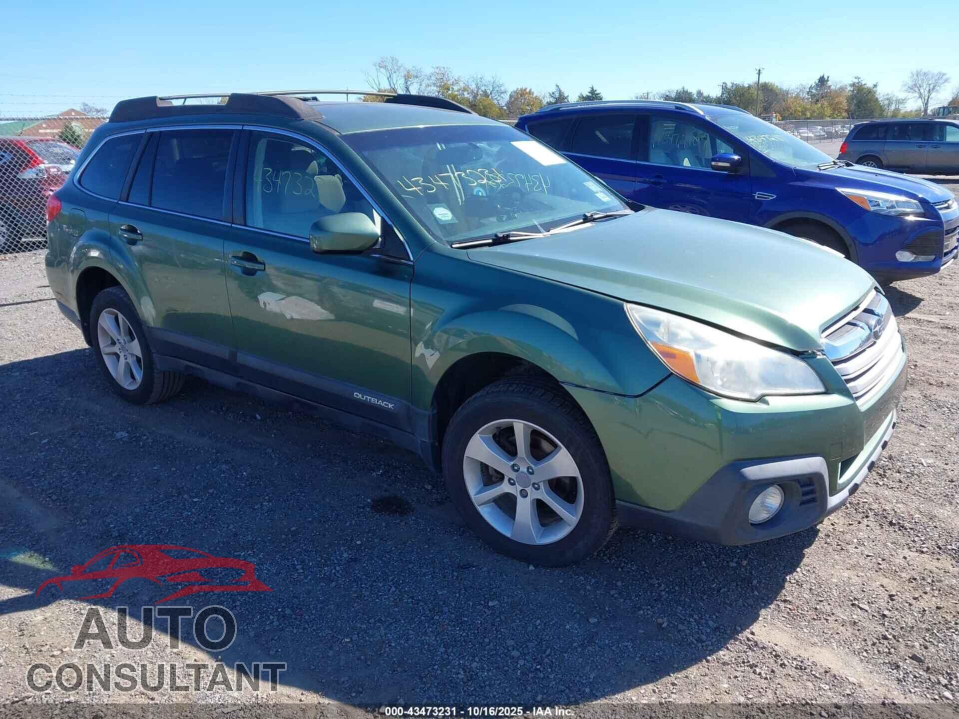 SUBARU OUTBACK 2013 - 4S4BRCCC2D3281868