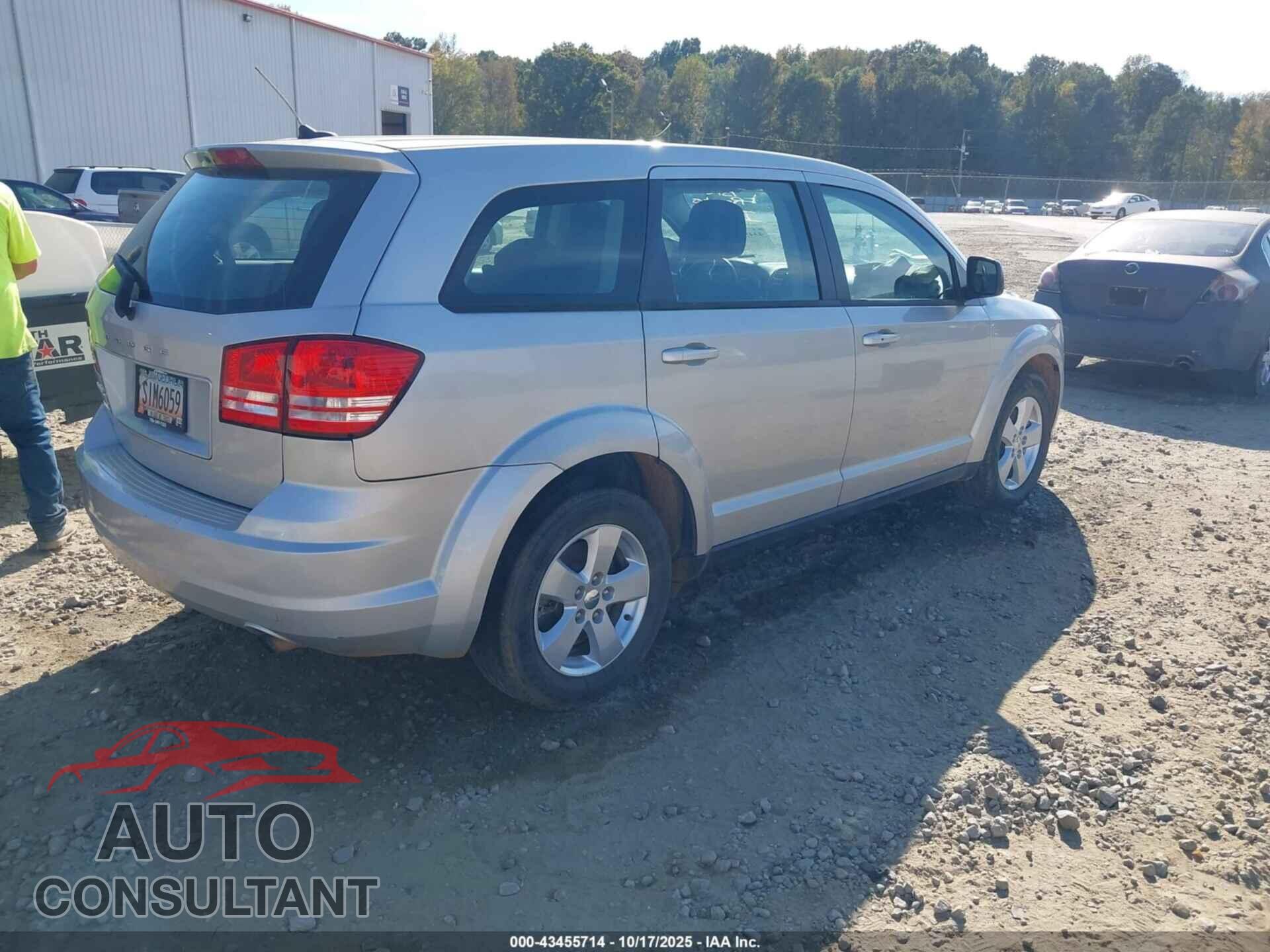 DODGE JOURNEY 2013 - 3C4PDCAB2DT557862