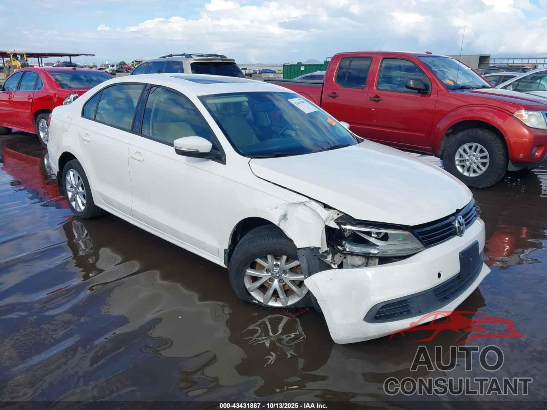 VOLKSWAGEN JETTA 2012 - 3VWDP7AJ5CM385020