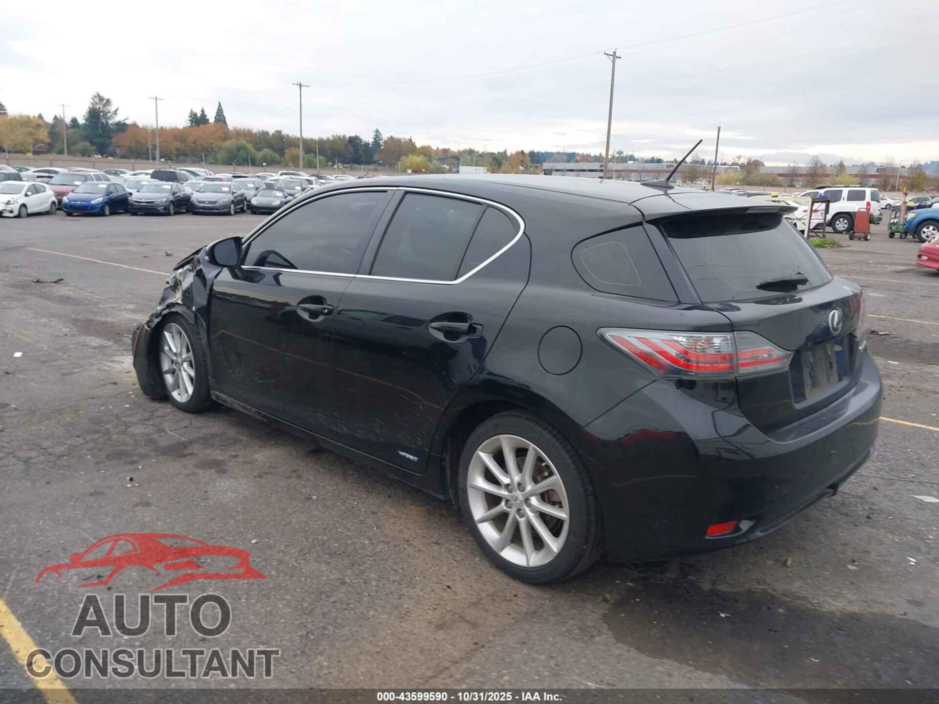 LEXUS CT 200H 2012 - JTHKD5BH0C2091663