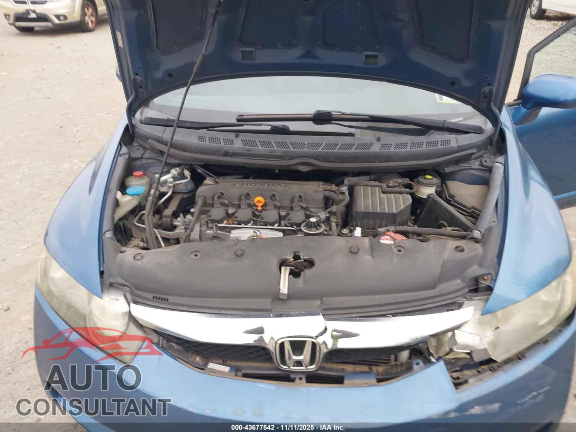 HONDA CIVIC 2011 - 2HGFA1F66BH548643