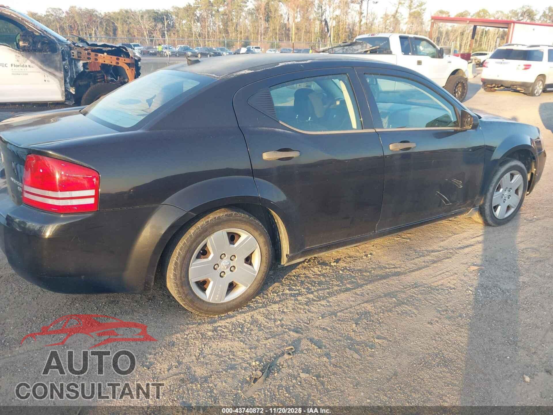 DODGE AVENGER 2010 - 1B3CC4FB3AN181539