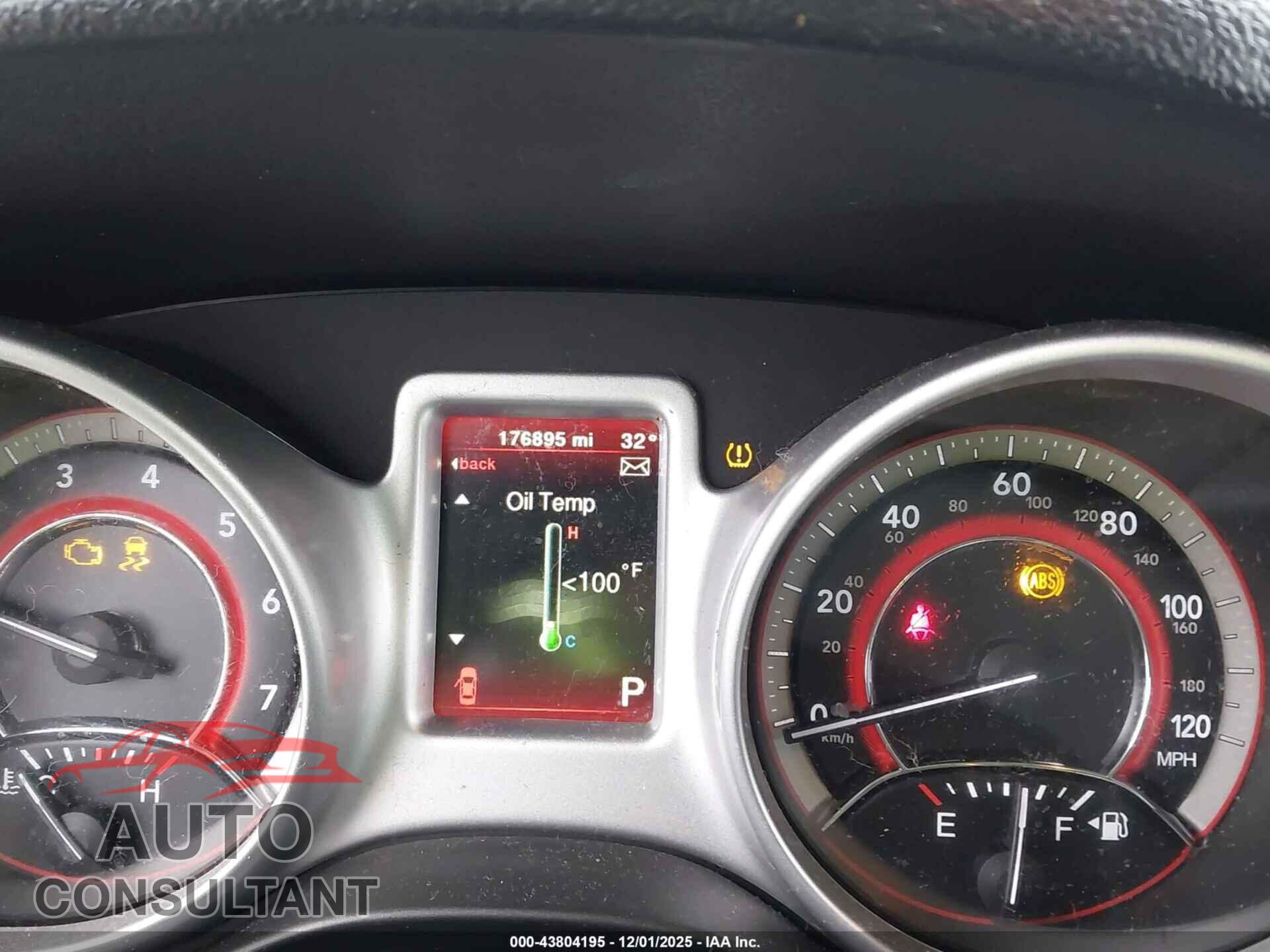 DODGE JOURNEY 2017 - 3C4PDCBG5HT572968