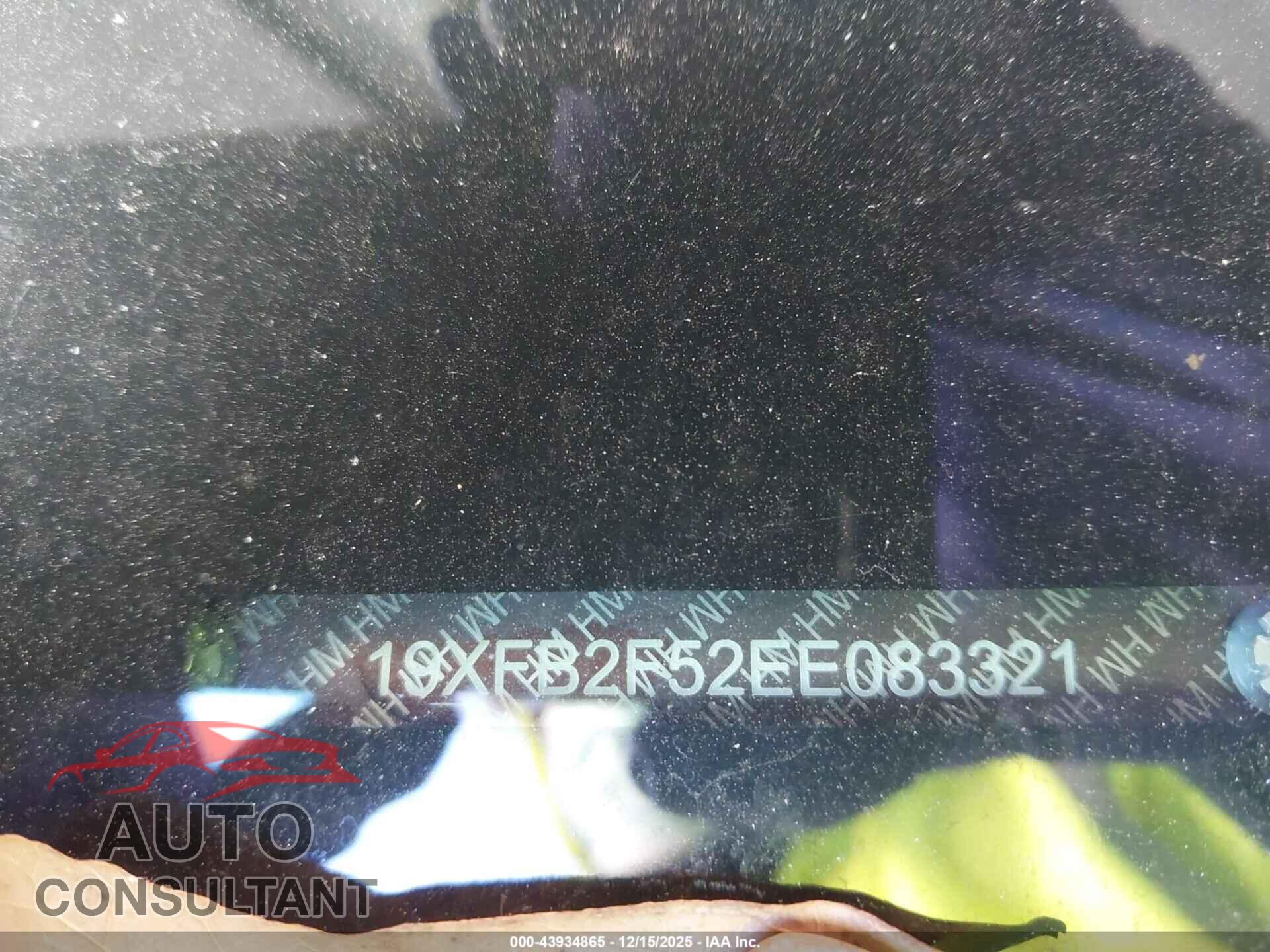 HONDA CIVIC 2014 - 19XFB2F52EE083321