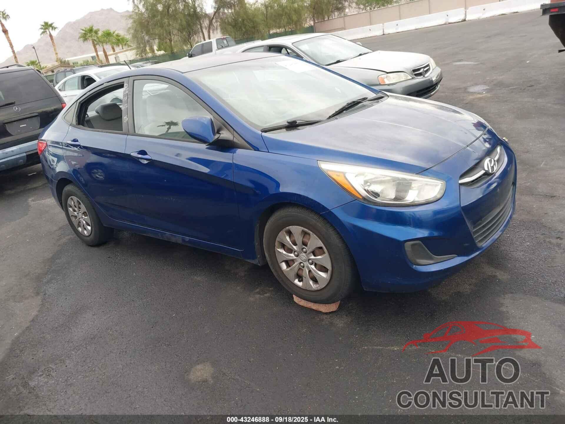 HYUNDAI ACCENT 2015 - KMHCT4AE6FU833868