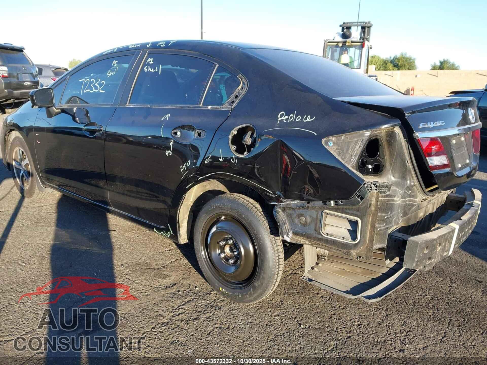 HONDA CIVIC 2015 - 2HGFB2F75FH537716
