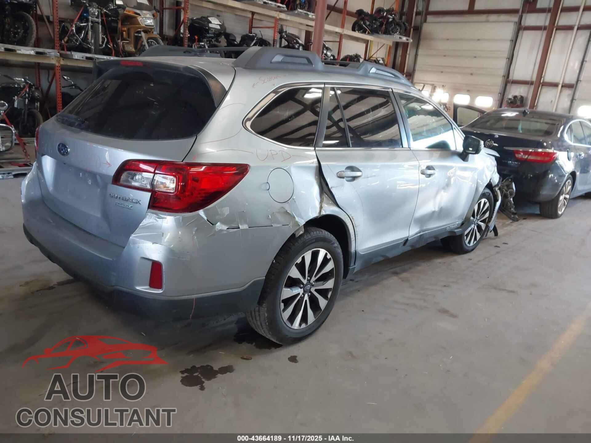 SUBARU OUTBACK 2015 - 4S4BSAJC4F3326744